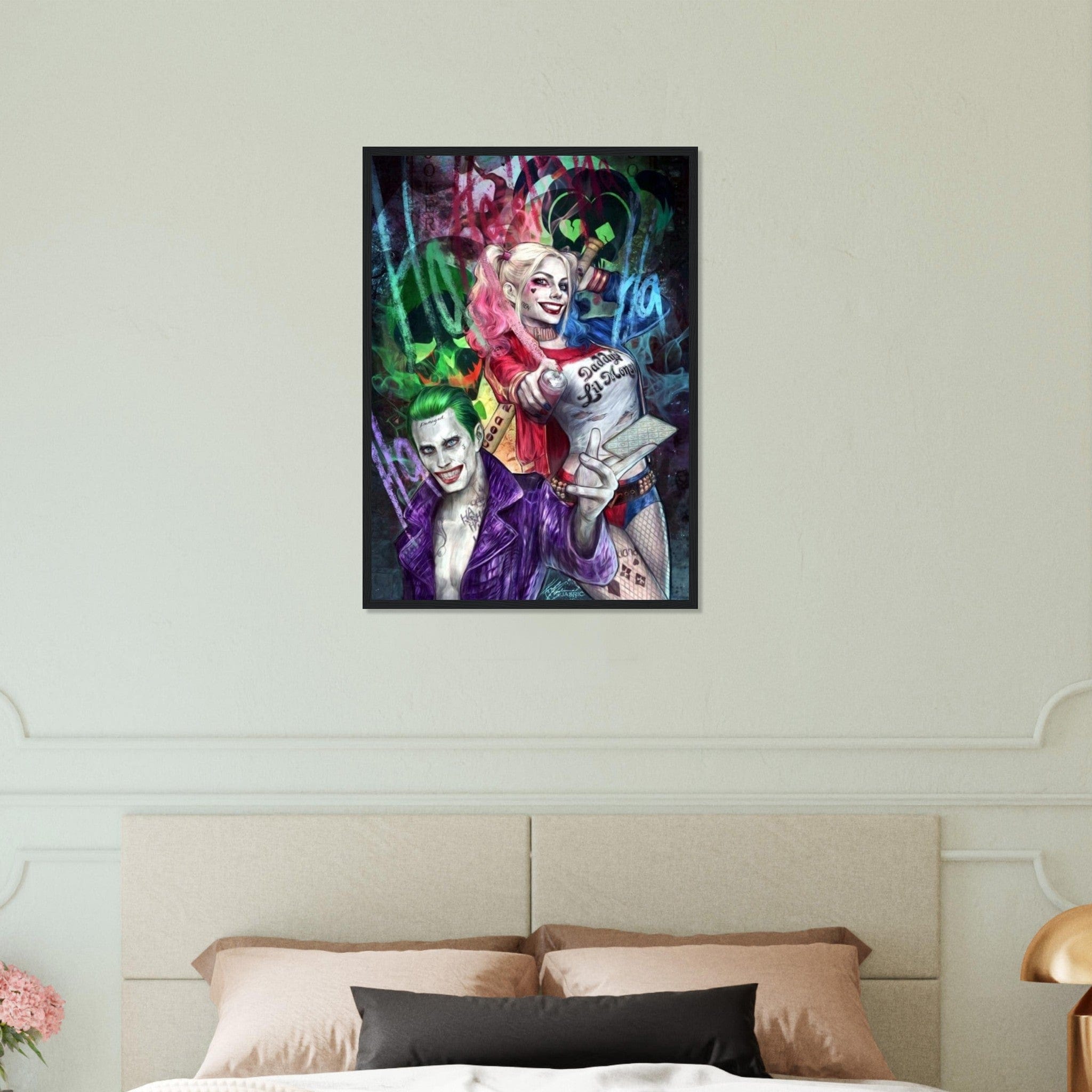 Canvanation Print Material 50x70 cm / 20x28″ Tableau Joker Harley Quinn