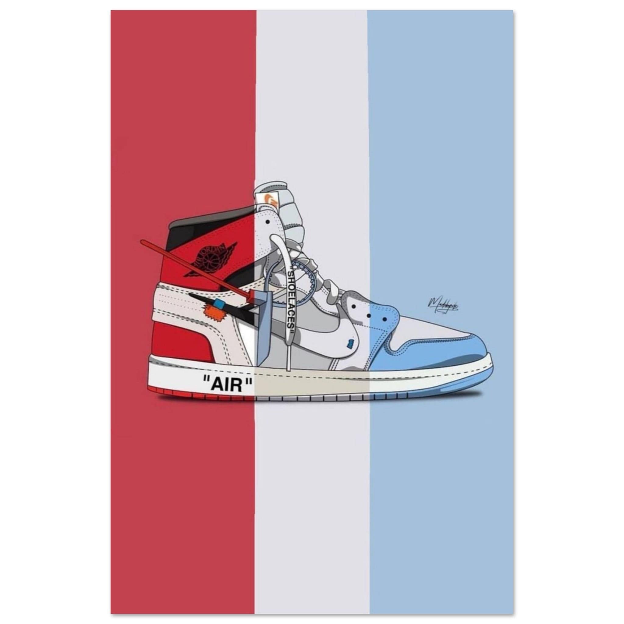 Gelato Print Material 60x90 cm / 24x36″ Poster Sneaker Jordan