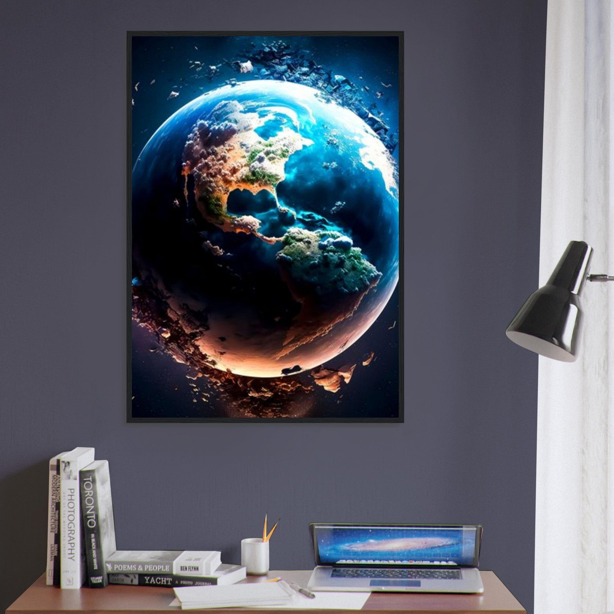 Canvanation Print Material Tableau Planete Cosmos Enchanté