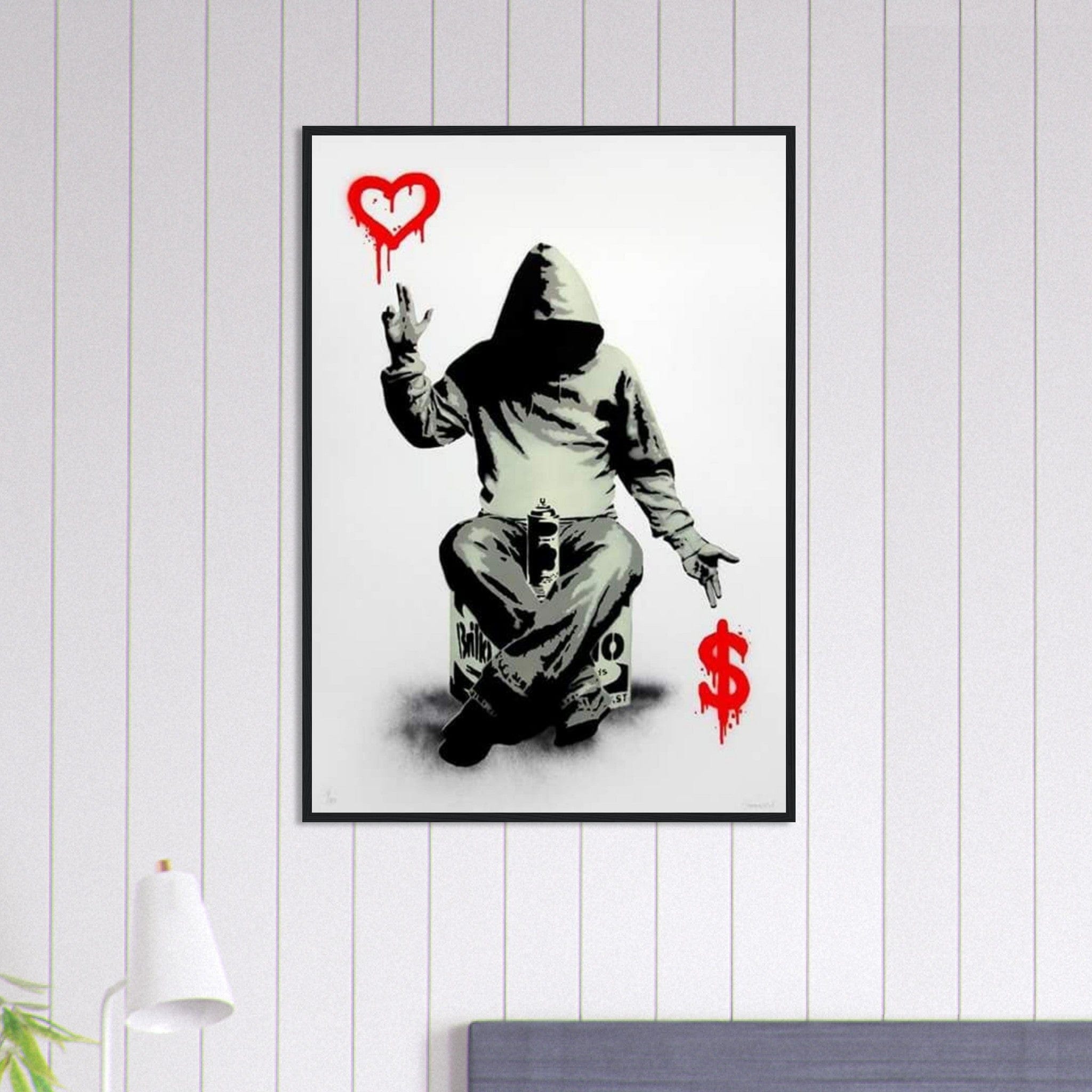 Canvanation Print Material 70x100 cm / 28x40″ Tableau Street Art Banksy