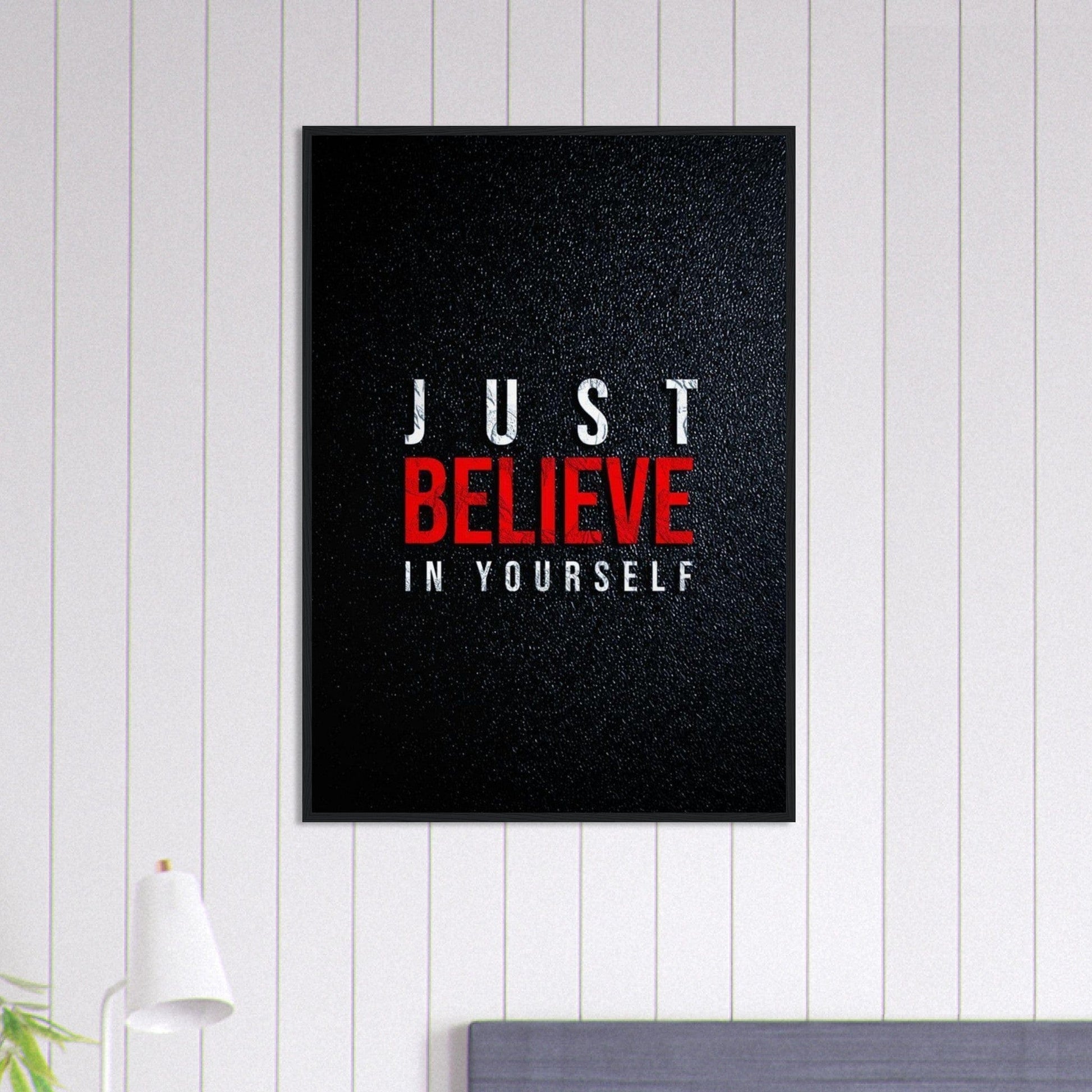 Tableau Motivation Just Believe In Yourself Canvanation