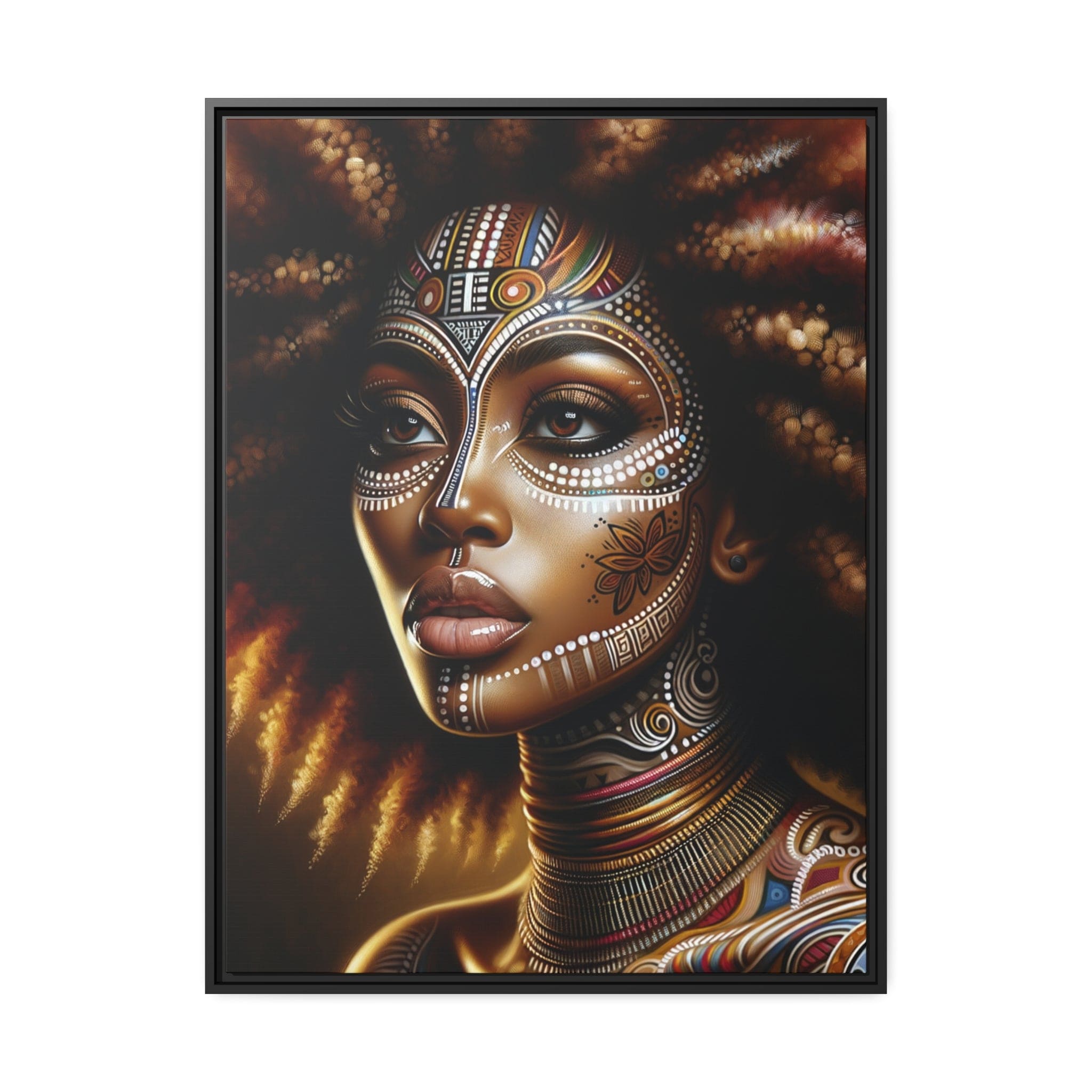 Printify Canvas 76.20 Cm" x 101.60 Cm" (Vertical) Tableau "La beauté et la force de la femme africaine"