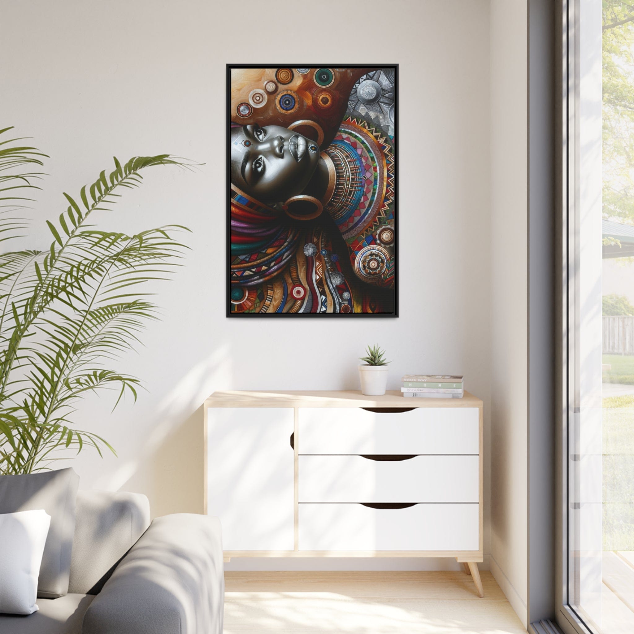 Printify Canvas Tableau "La beauté et la force des femmes africaines en toile"