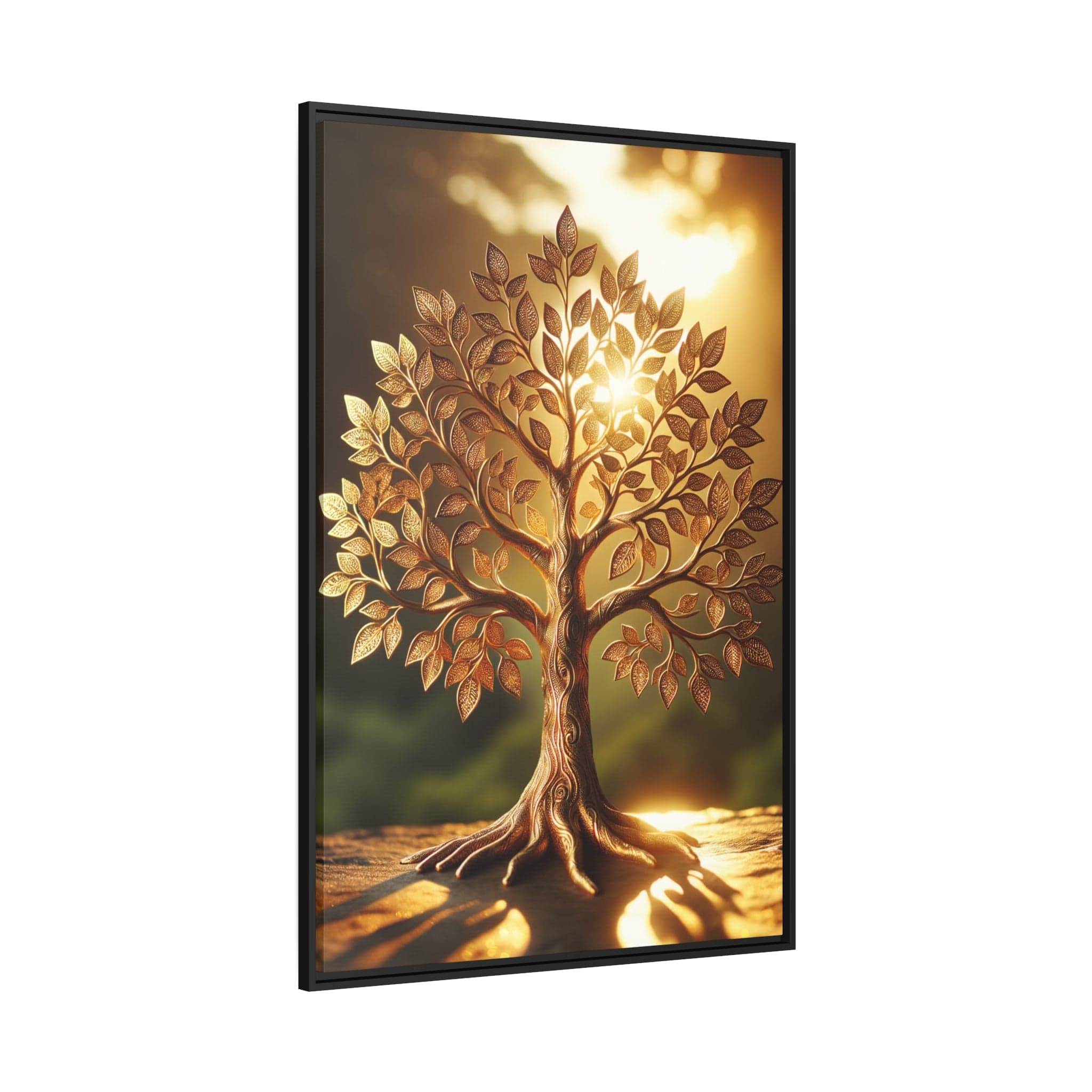 Printify Canvas Tableau Arbre De Vie Croissance Et Abondance