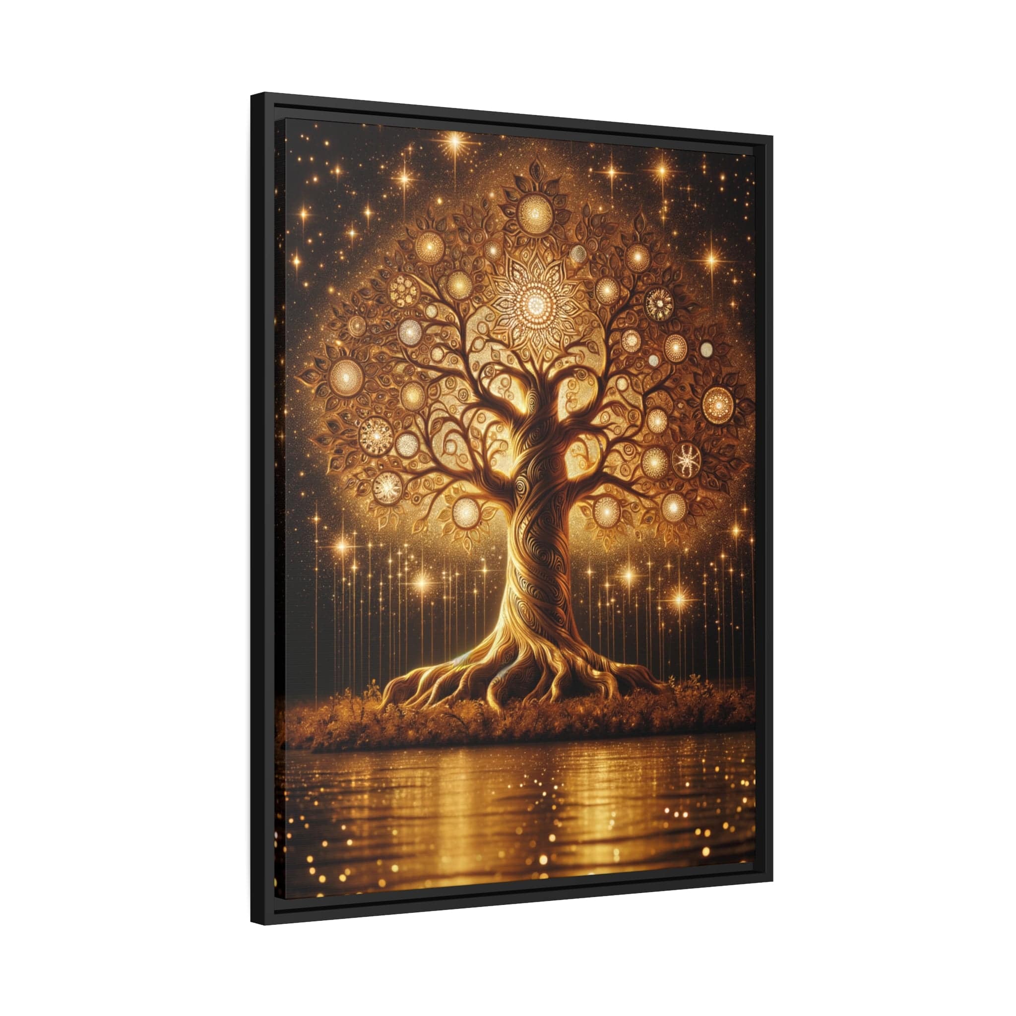 Printify Canvas Tableau Arbre De Vie À La Lumière Du Soleil