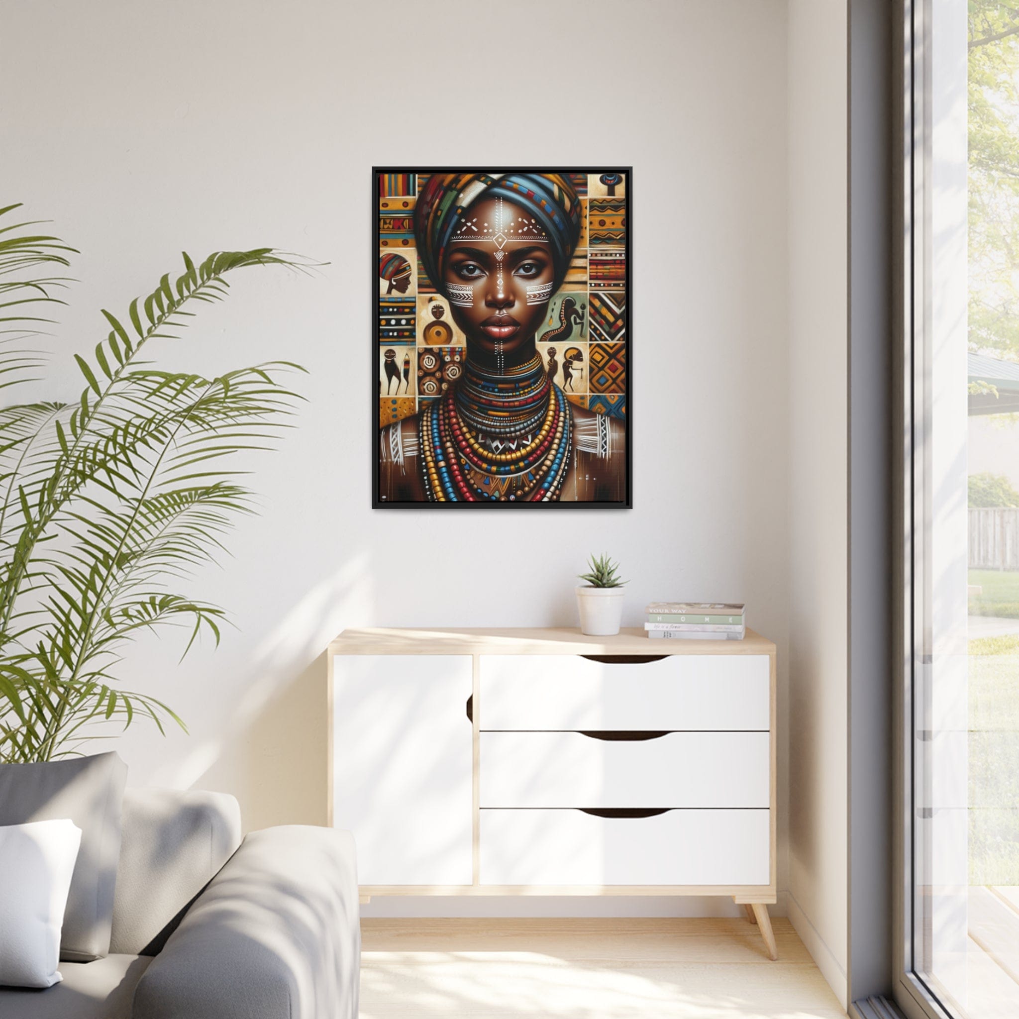 Printify Canvas Tableau "Femmes d'Afrique: Puissantes voix et récits inspirants"