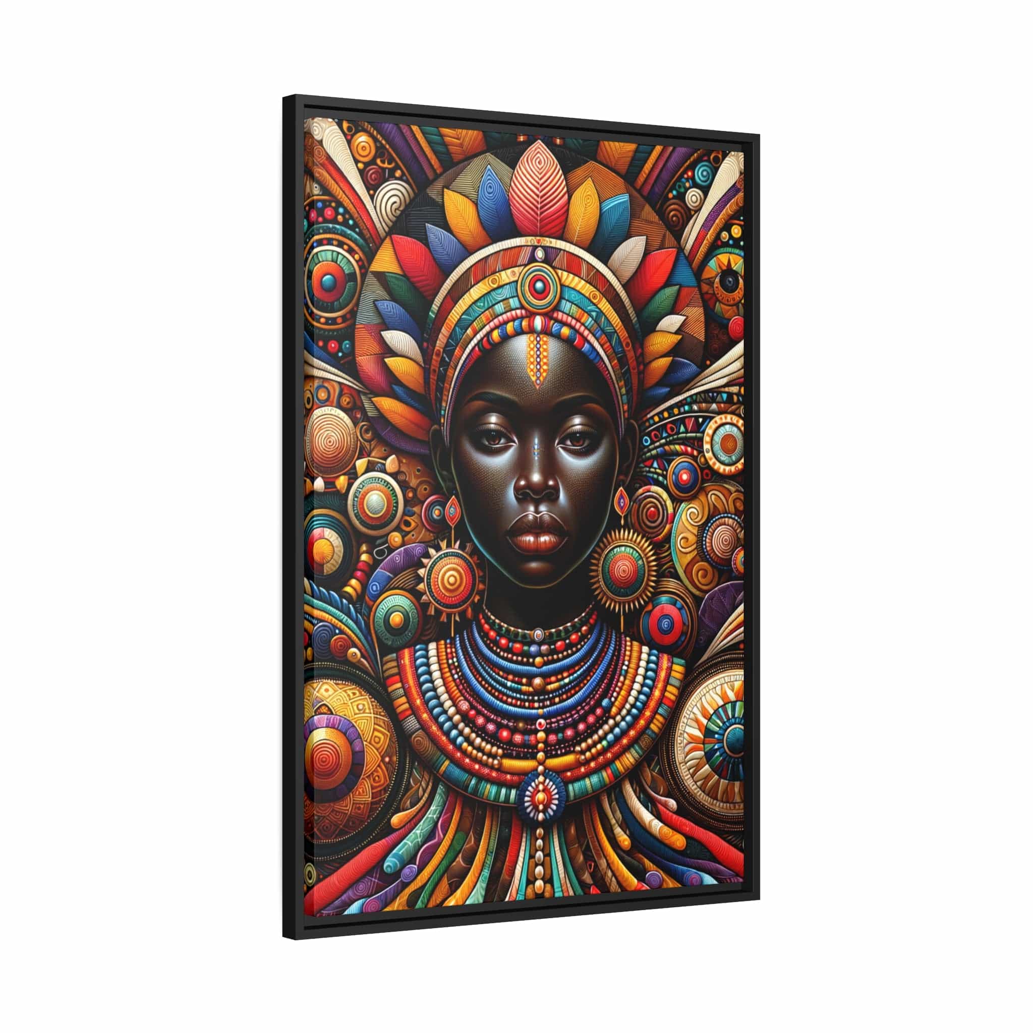 Printify Canvas Tableau "La puissance et la grâce : un hommage à la femme africaine"