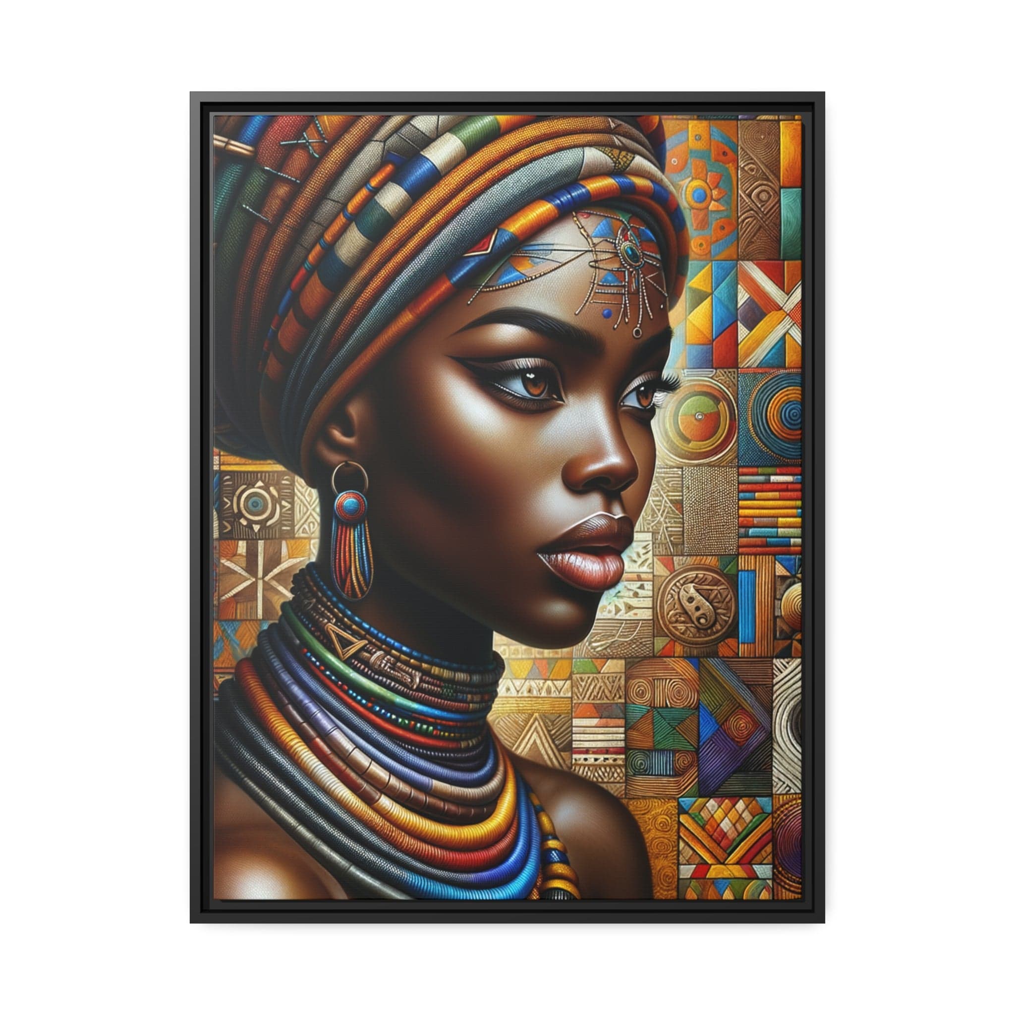 Tableau "La force et la beauté des femmes africaines capturées à travers l'art" Canvanation