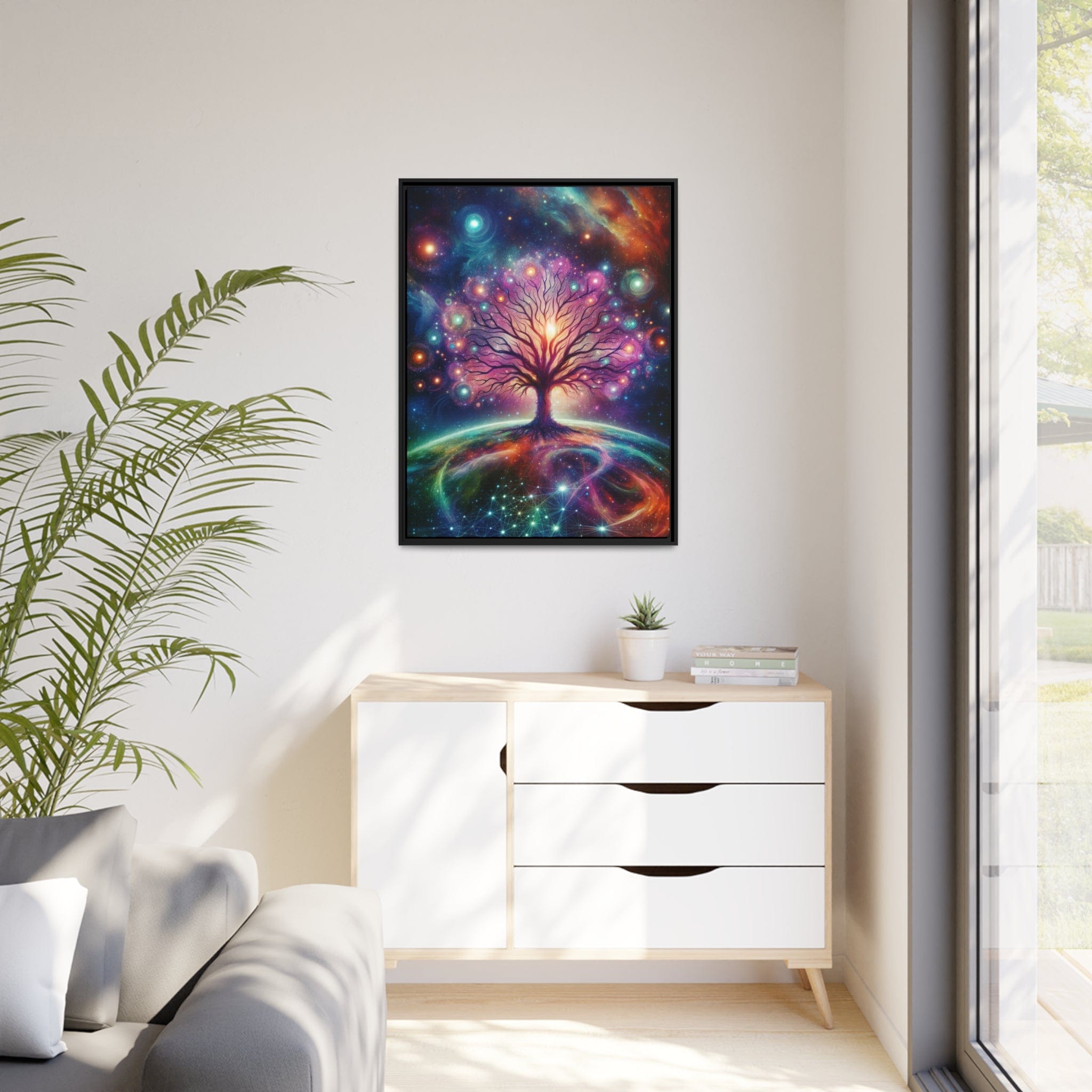 Printify Canvas Tableau Arbre De Vie Énergie Éthérée