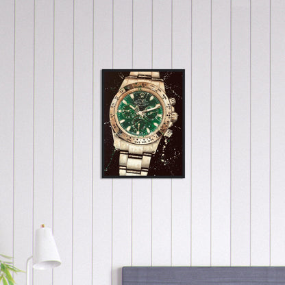 Tableau Marque De Luxe Rolex Green Canvanation