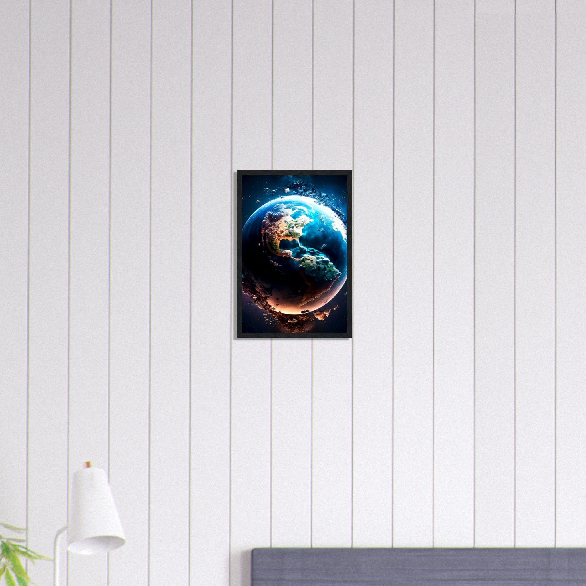 Canvanation Print Material 30x45 cm / 12x18″ Tableau Planete Cosmos Enchanté