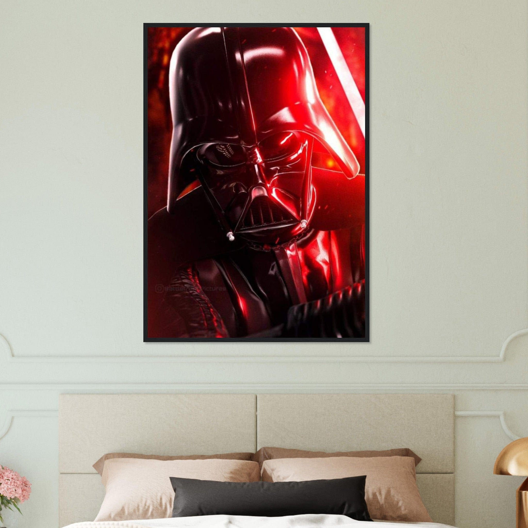 Tableau Star Wars Dark Vador Rouge