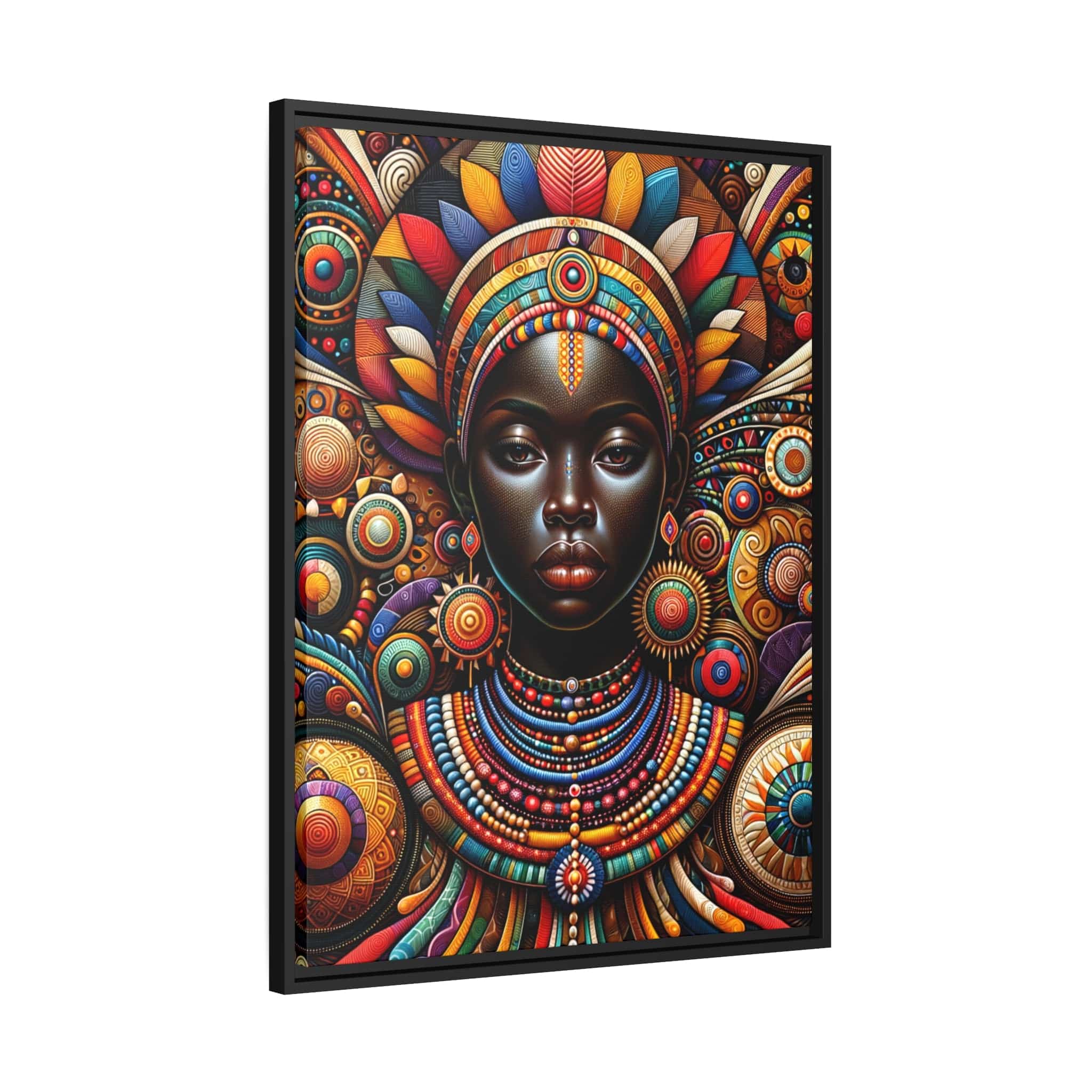 Printify Canvas Tableau "La puissance et la grâce : un hommage à la femme africaine"