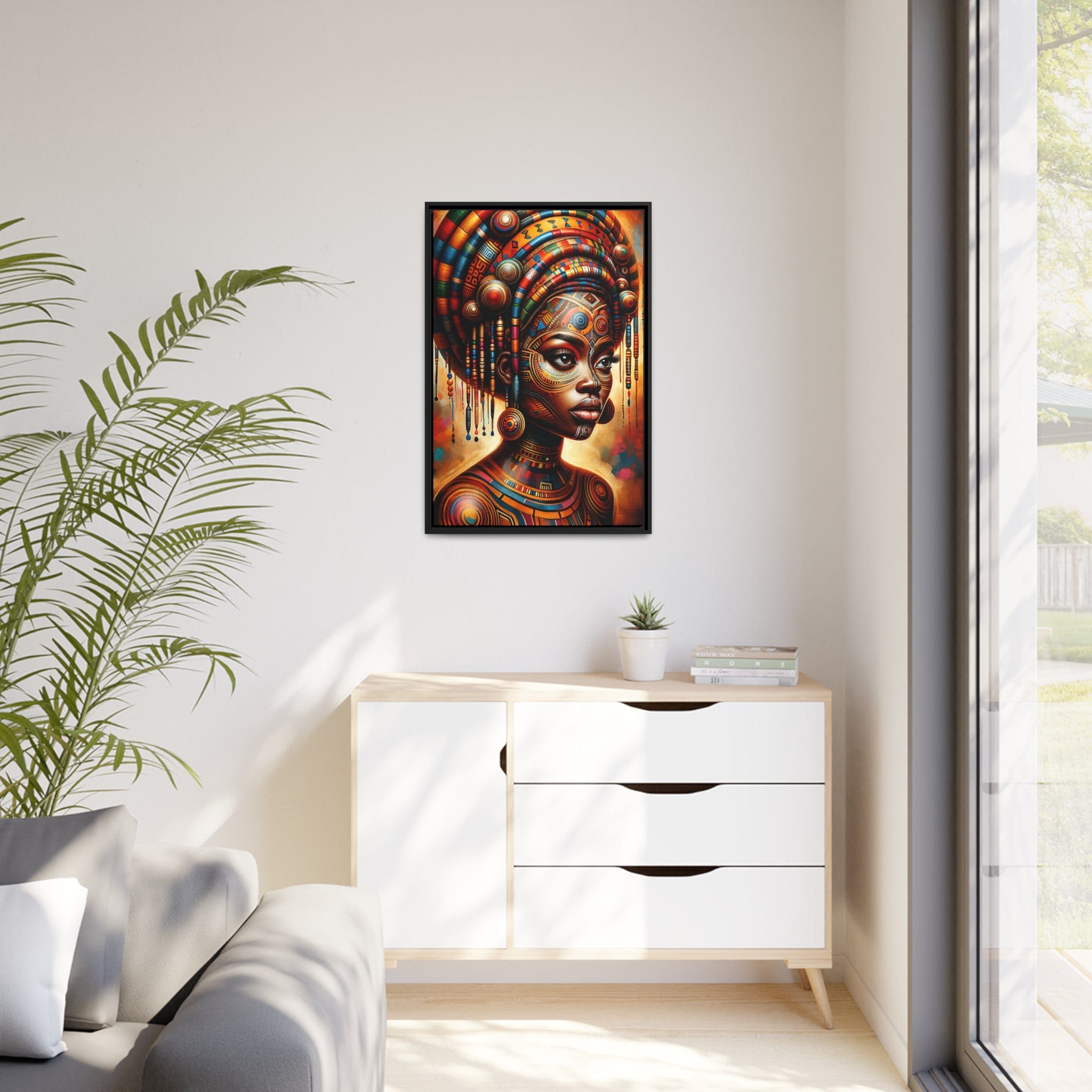 Printify Canvas Tableau "Reines d'Afrique : Célébration de la force et de la grâce des femmes africaines".