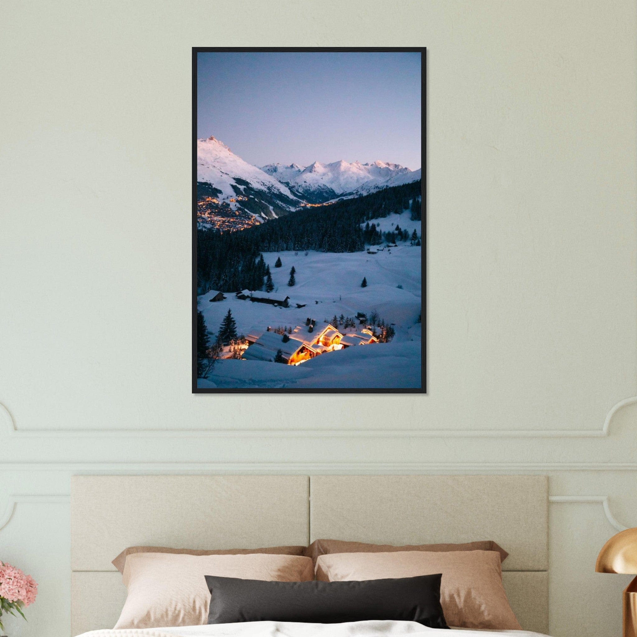 Canvanation Print Material 60x90 cm / 24x36″ Tableau Montagne En Relief