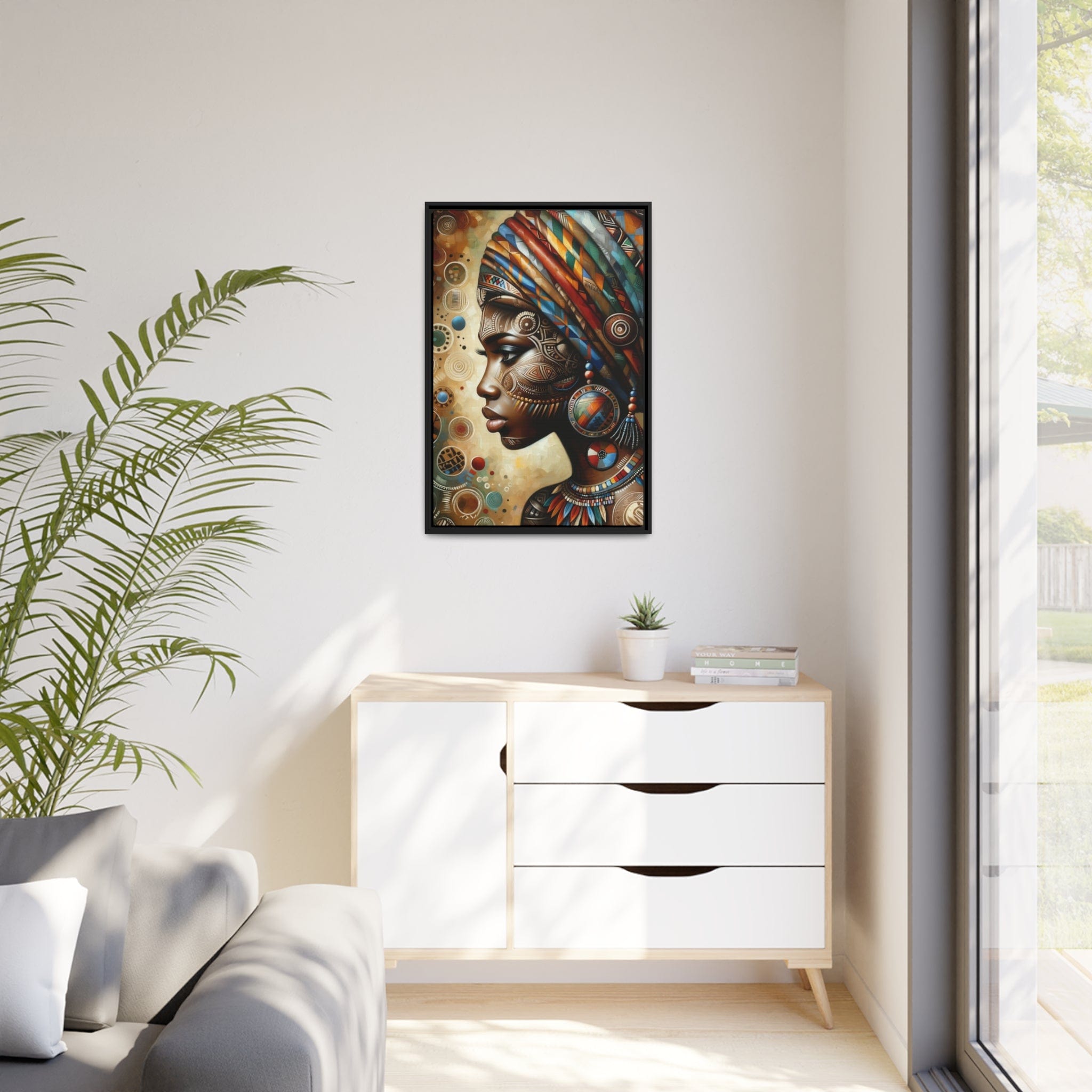 Printify Canvas Tableau "La beauté, la grâce et la force des femmes africaines"