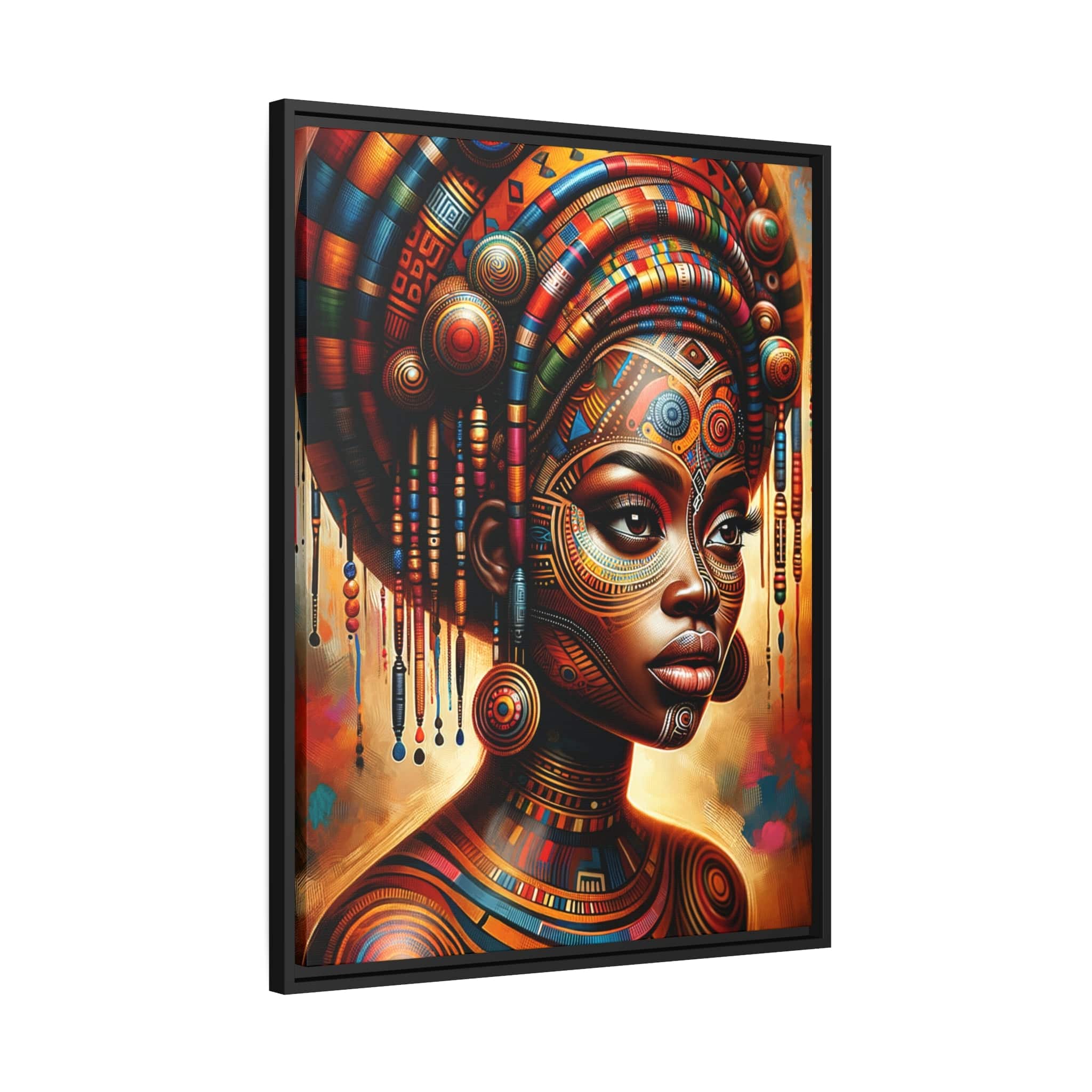 Printify Canvas Tableau "Reines d'Afrique : Célébration de la force et de la grâce des femmes africaines".