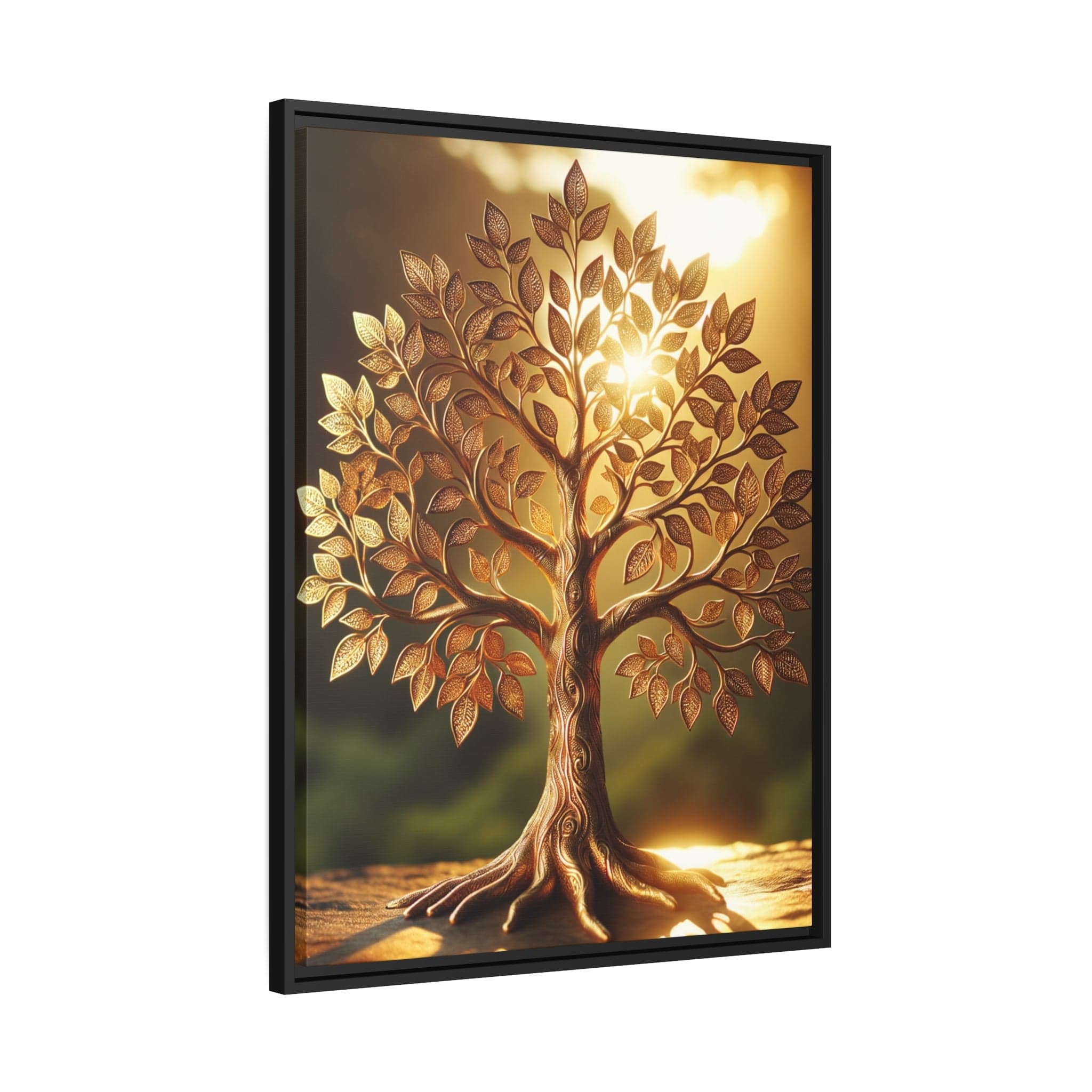 Printify Canvas Tableau Arbre De Vie Croissance Et Abondance