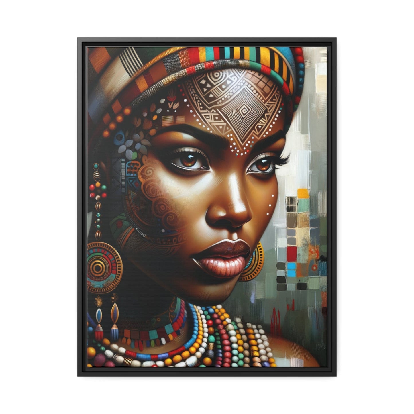 Tableau "La force et la grâce : portraits de femmes africaines" Canvanation