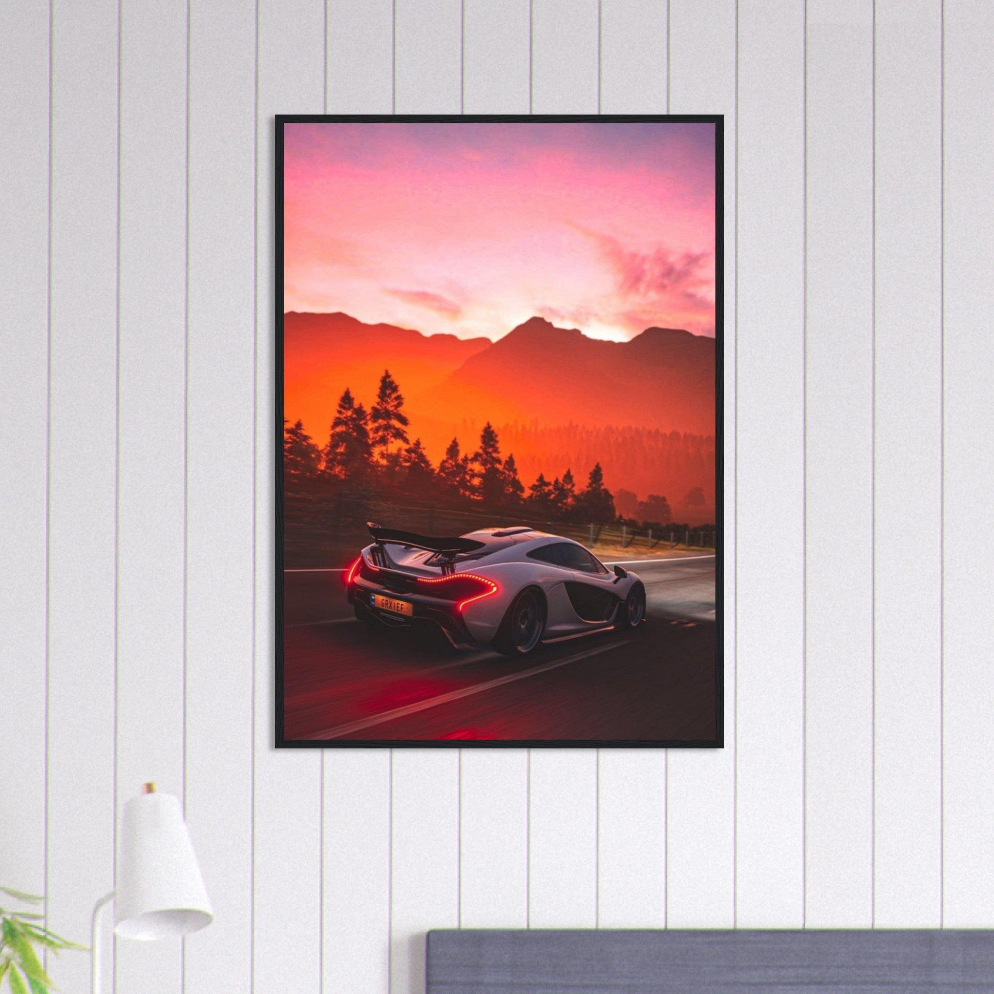 Canvanation Print Material 70x100 cm / 28x40″ Tableau Voiture Mclaren Lp-500 Anglaise