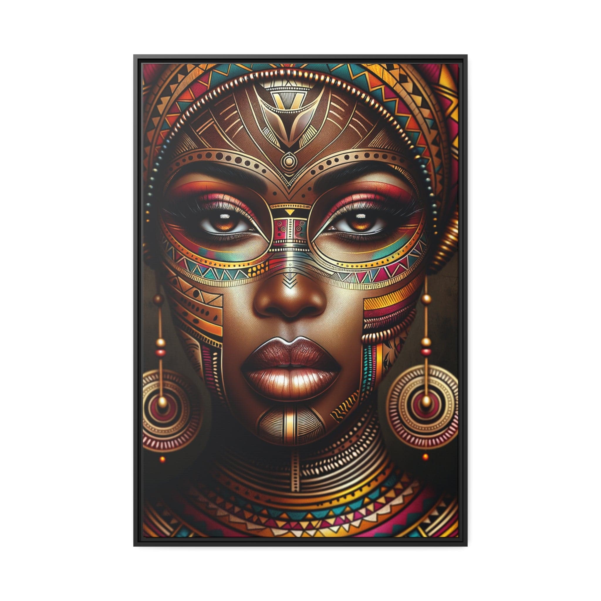 Printify Canvas 81.30 Cm″ x 121.90 Cm″ (Vertical) Tableau "La beauté et la force des femmes africaines"