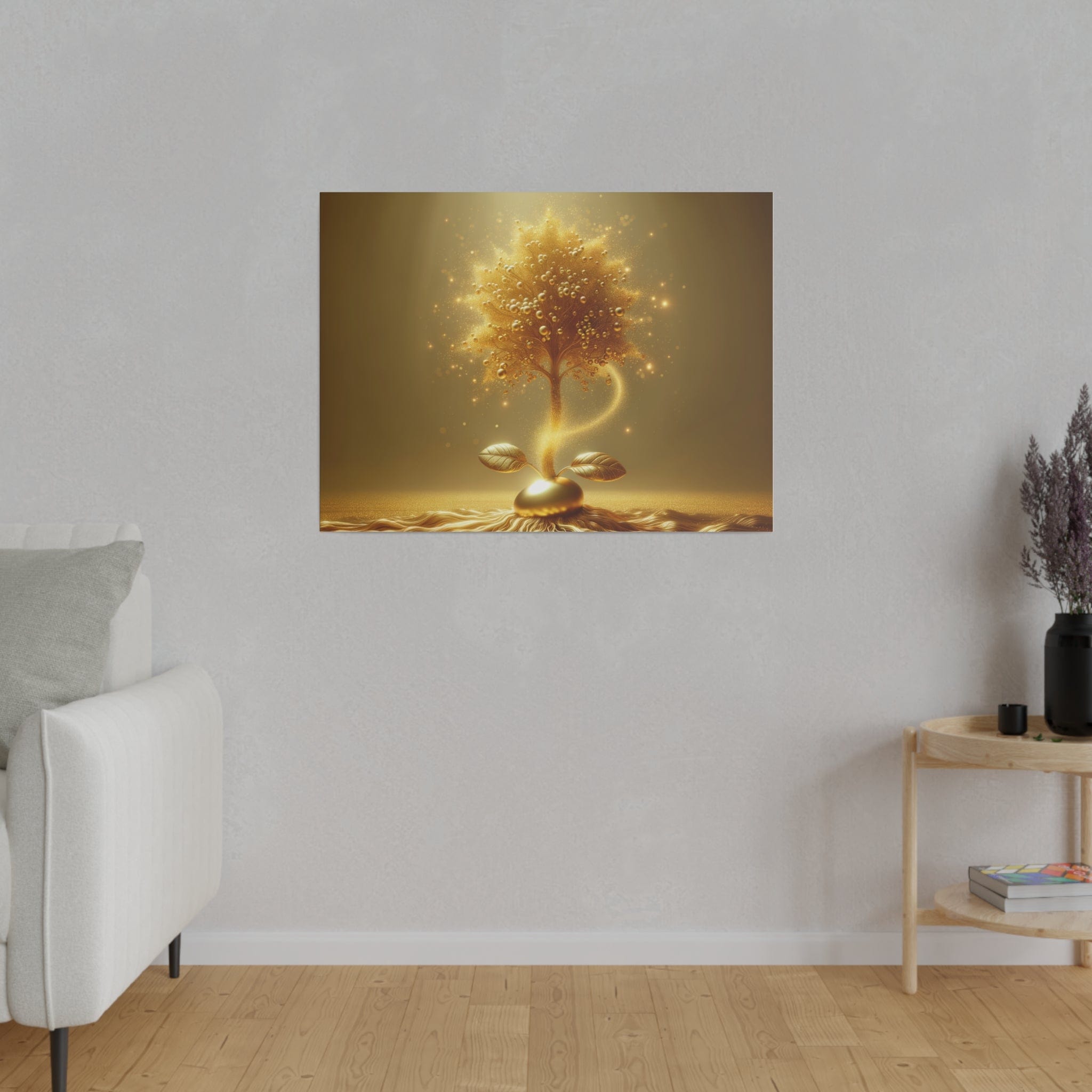 Printify Canvas Tableau  L'Arbre d'Or de la Vie