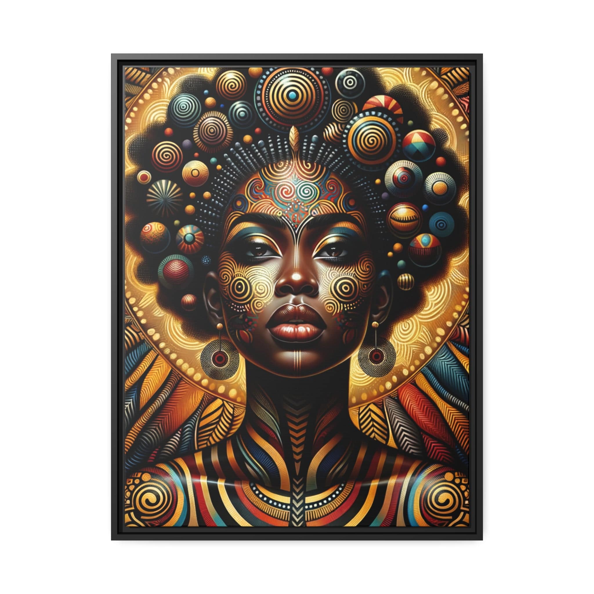 Printify Canvas 61.00 Cm" x 81.30 Cm" (Vertical) Tableau "La grâce et la puissance des femmes africaines"