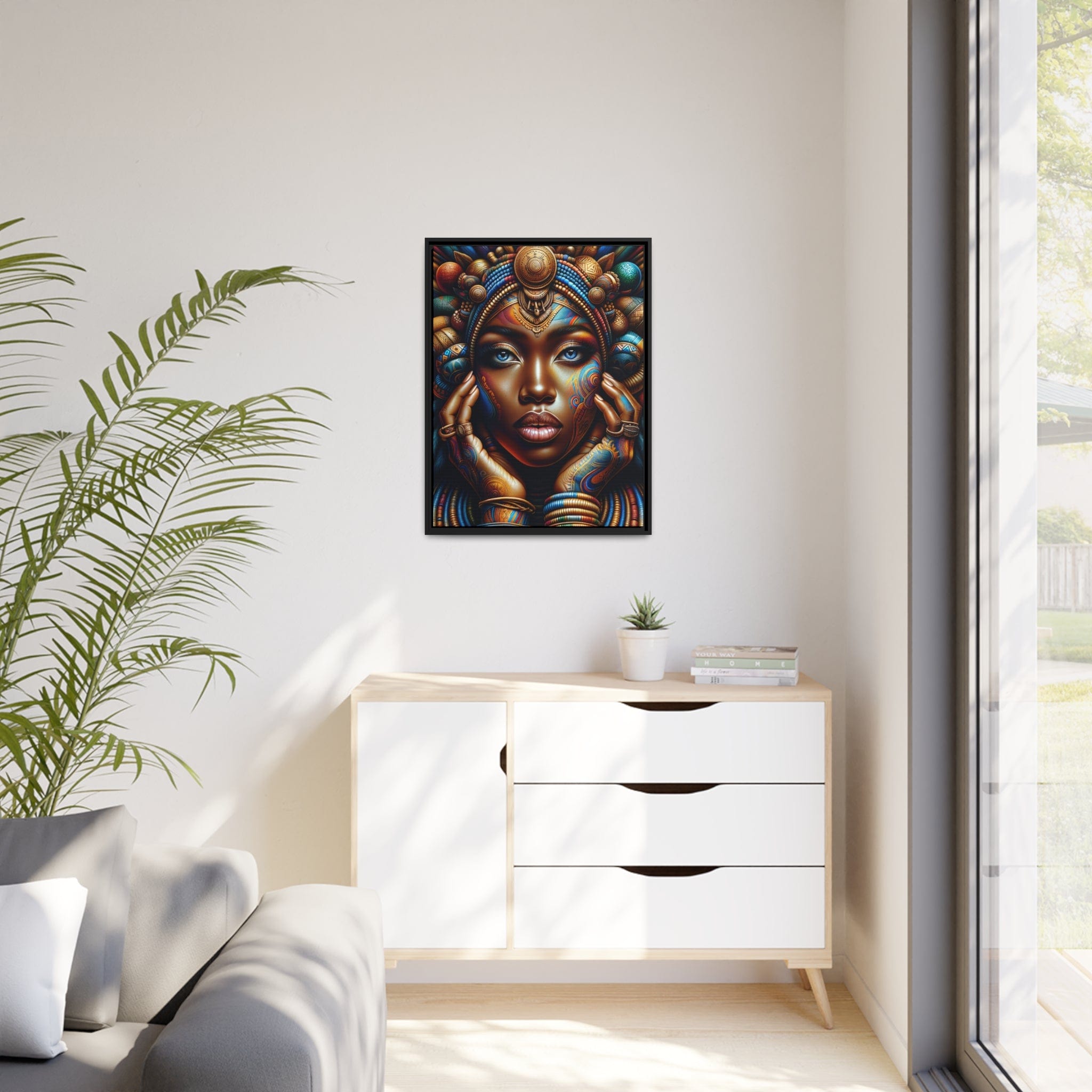 Printify Canvas Tableau "La beauté et la force des femmes africaines révélées à travers la peinture"