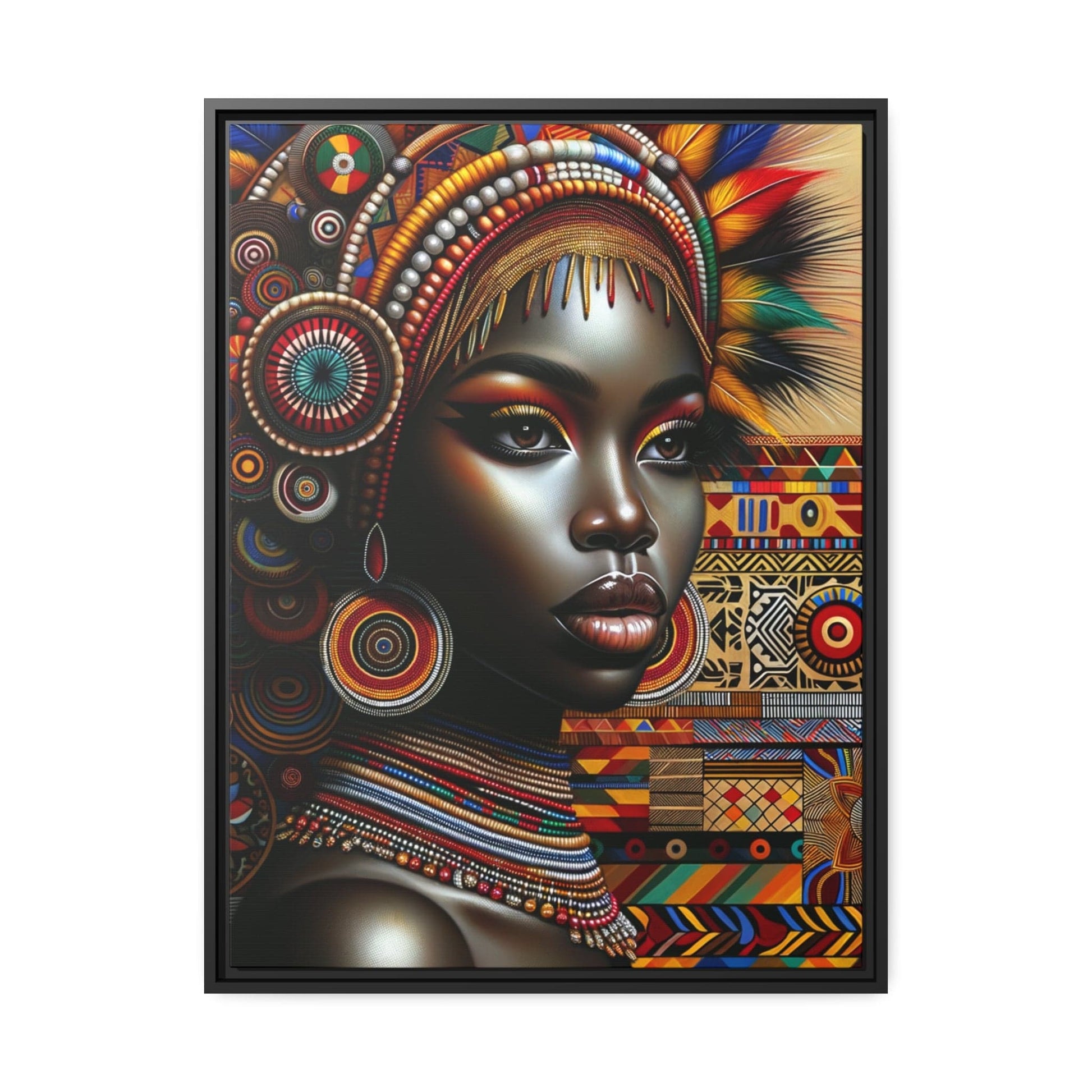 Tableau "La Beauté et la Puissance des Femmes Africaines" Canvanation