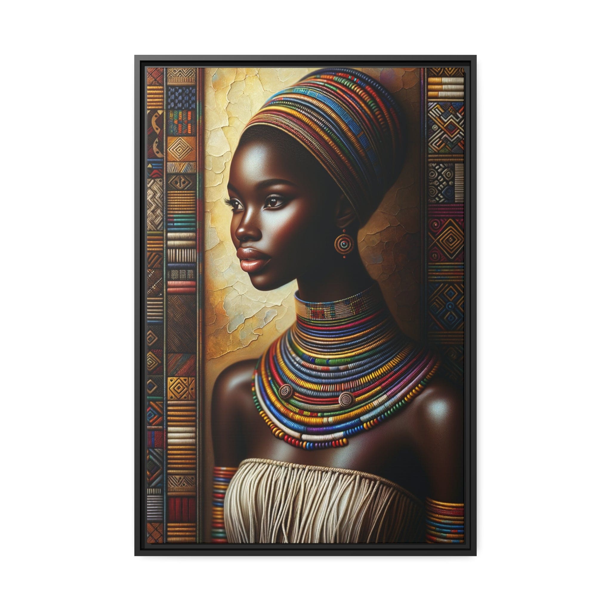 Printify Canvas 61.00 Cm″ x 91.40 Cm″ (Vertical) Tableau "La beauté et la puissance des femmes africaines"