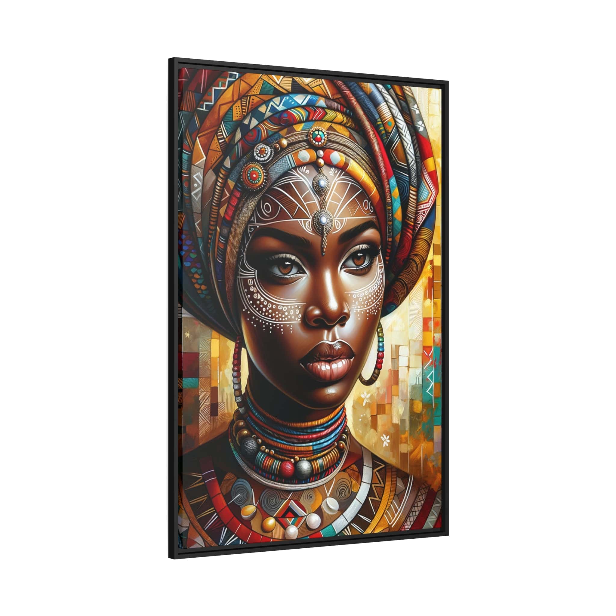 Printify Canvas Tableau "Splendeur féminine de l'Afrique"