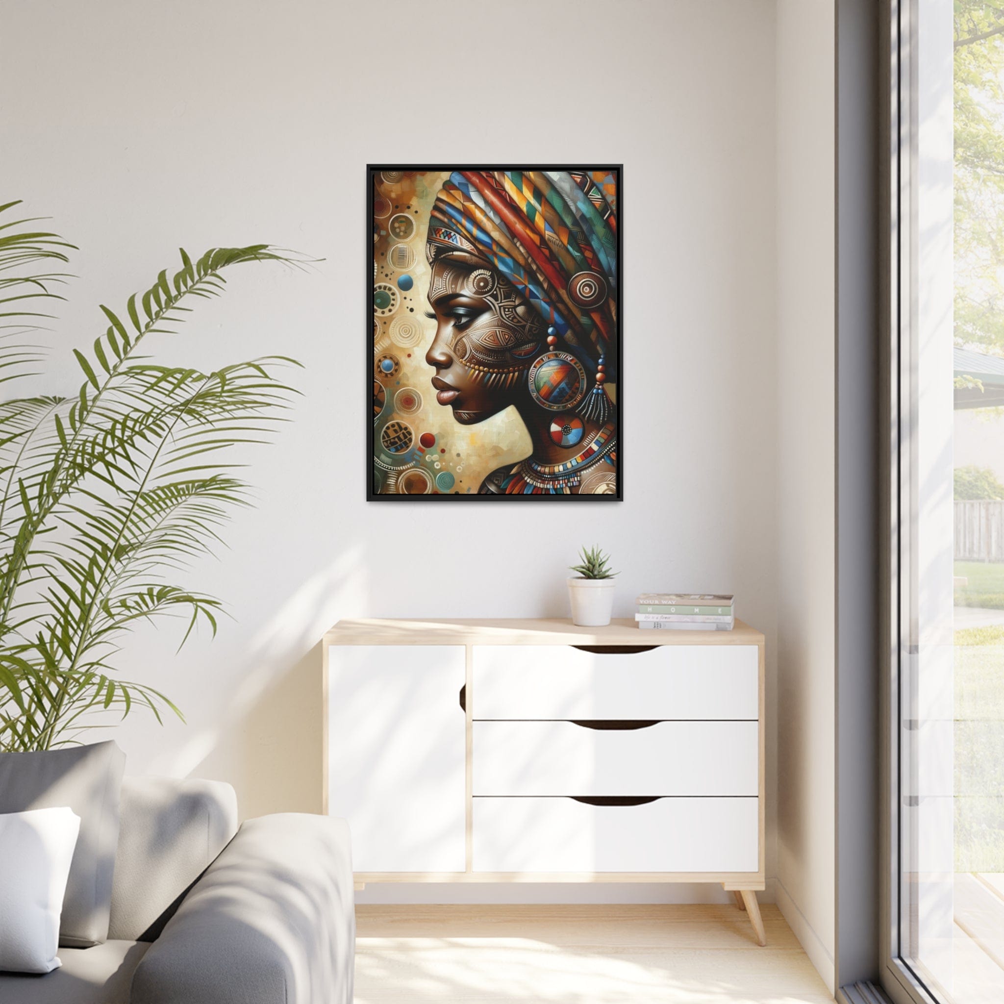 Printify Canvas Tableau "La beauté, la grâce et la force des femmes africaines"