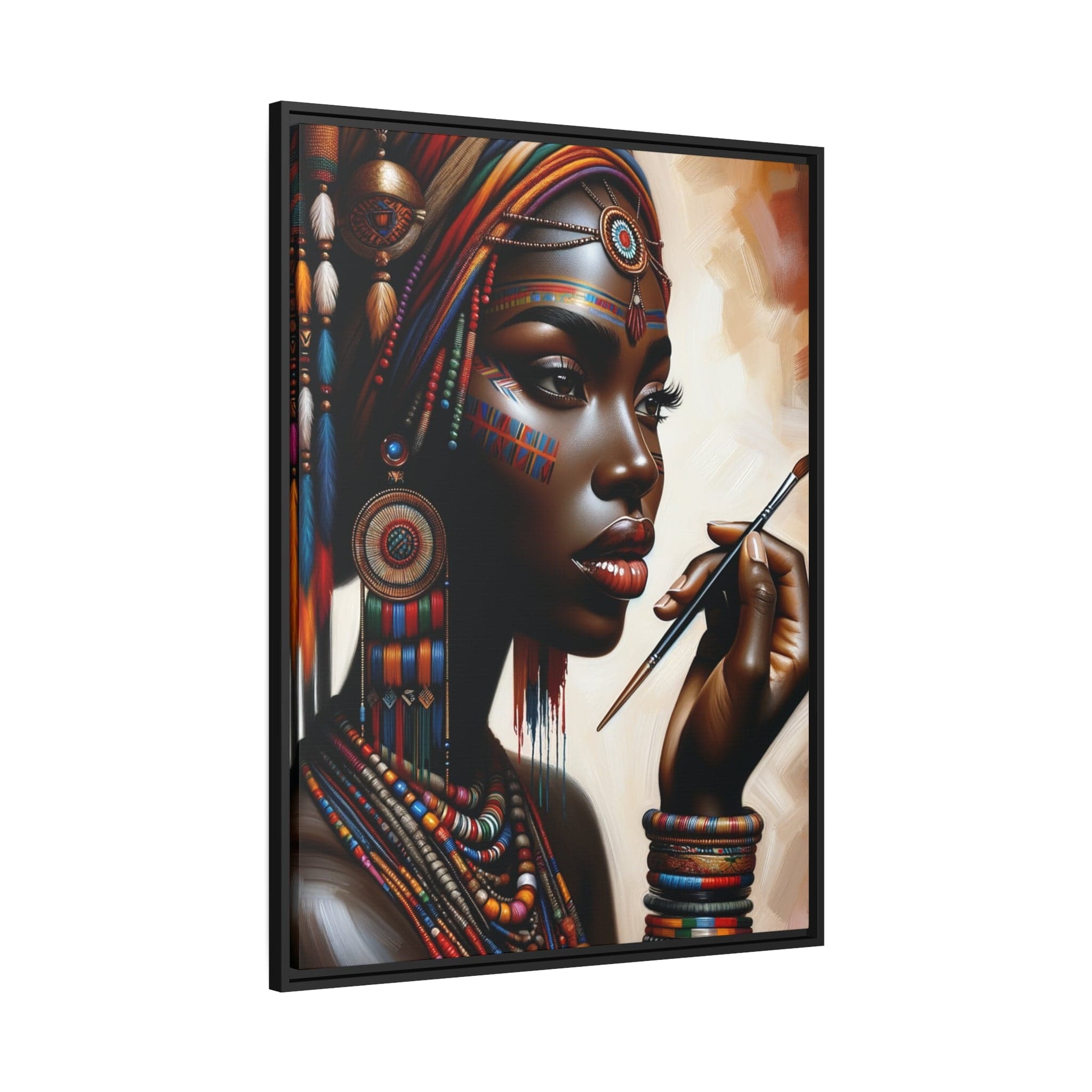 Printify Canvas Tableau "La beauté et la puissance des femmes africaines"