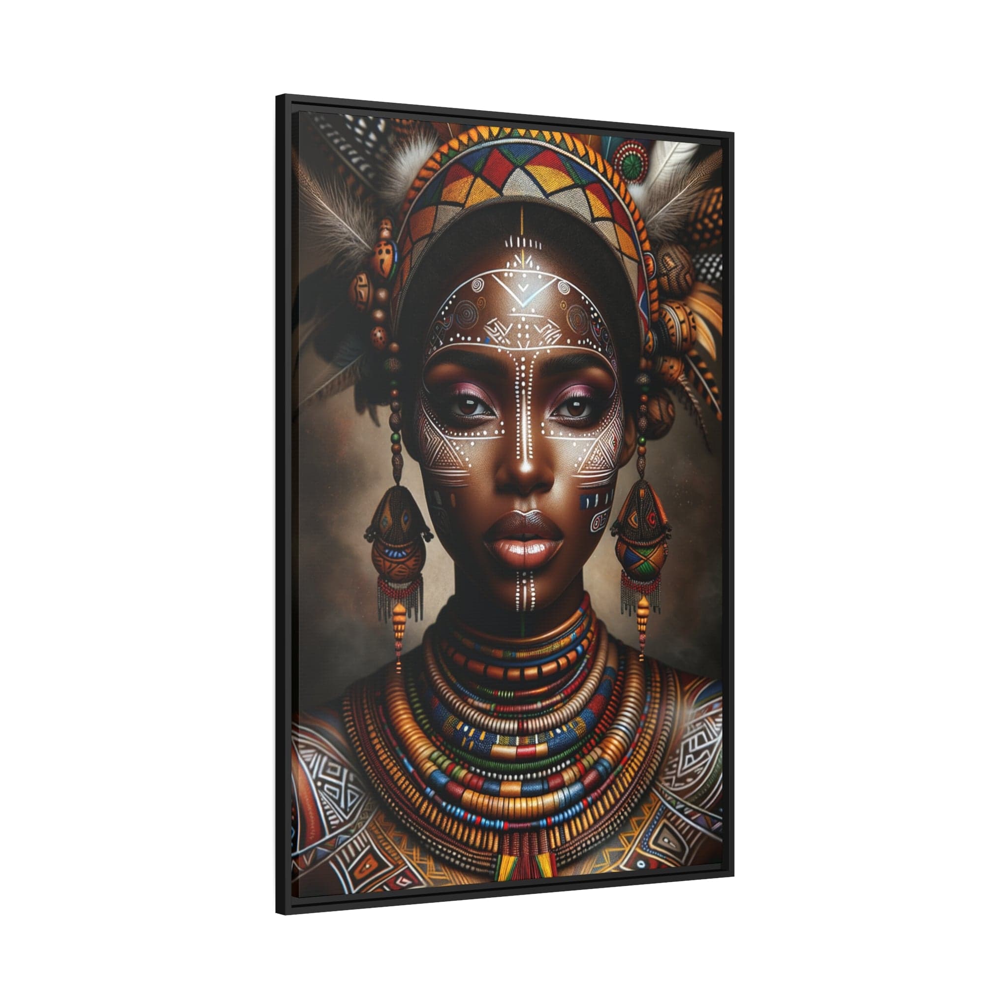 Printify Canvas Tableau "La beauté et la résilience des femmes africaines"