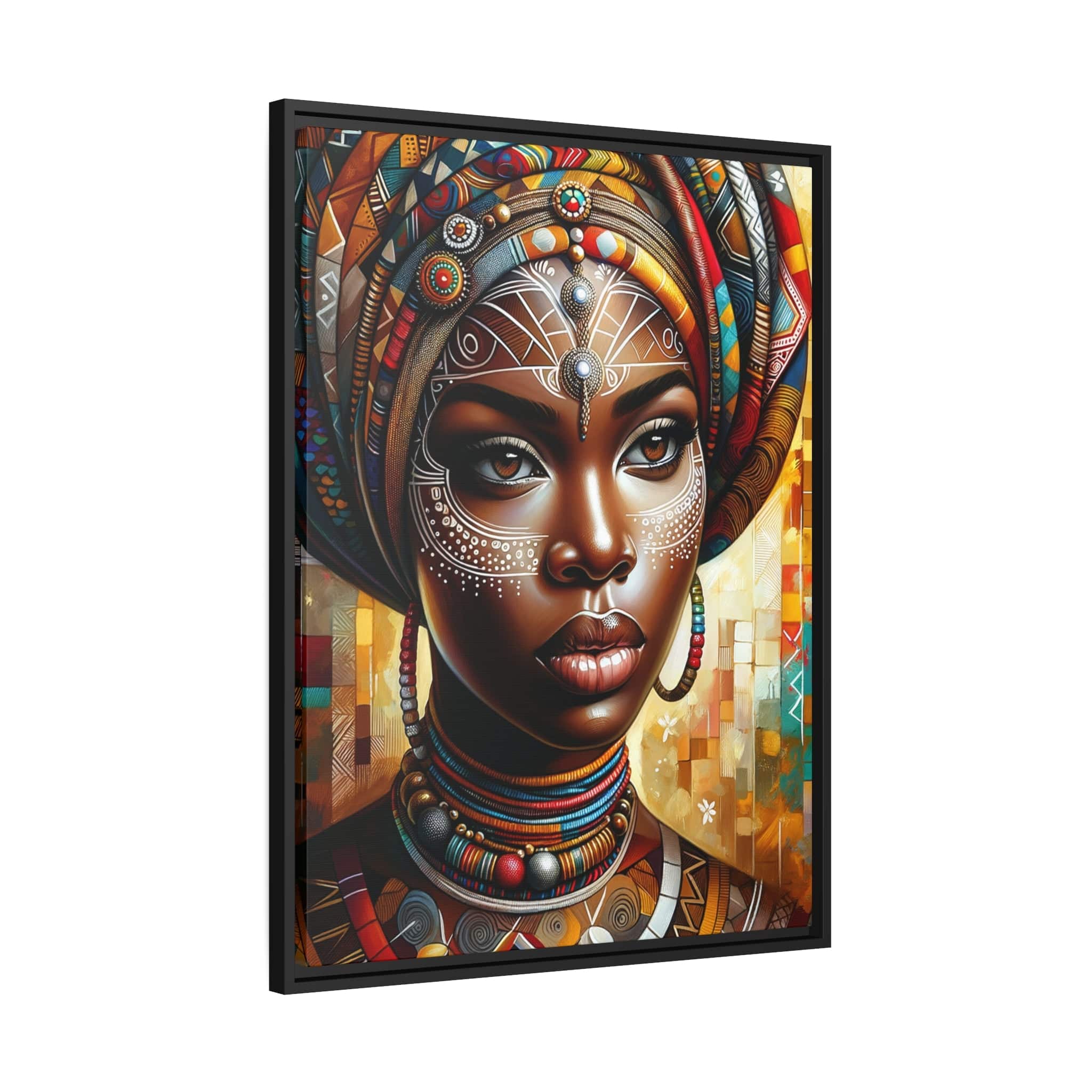 Printify Canvas Tableau "Splendeur féminine de l'Afrique"