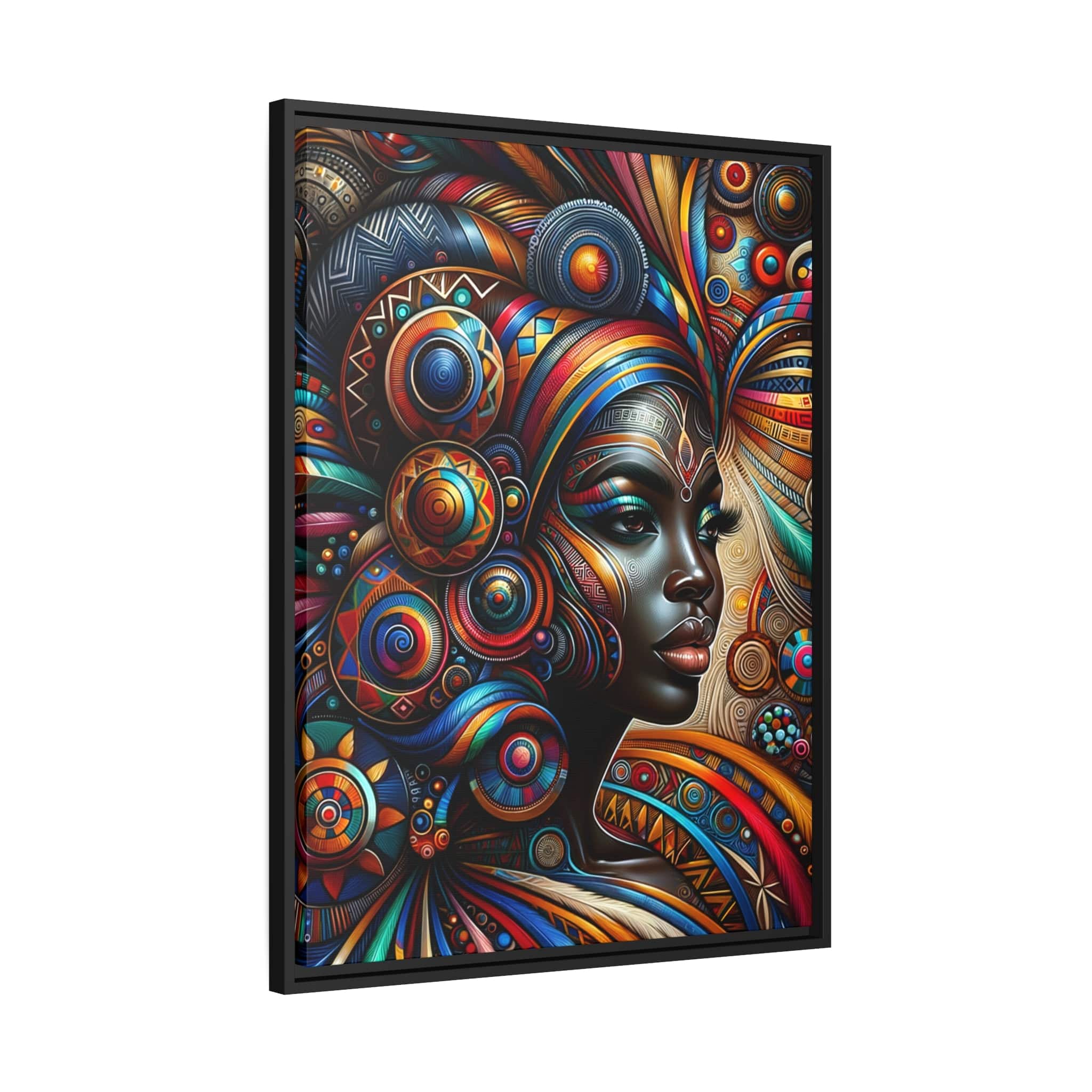 Printify Canvas Tableau "La force et la beauté de la femme africaine dans l'art"