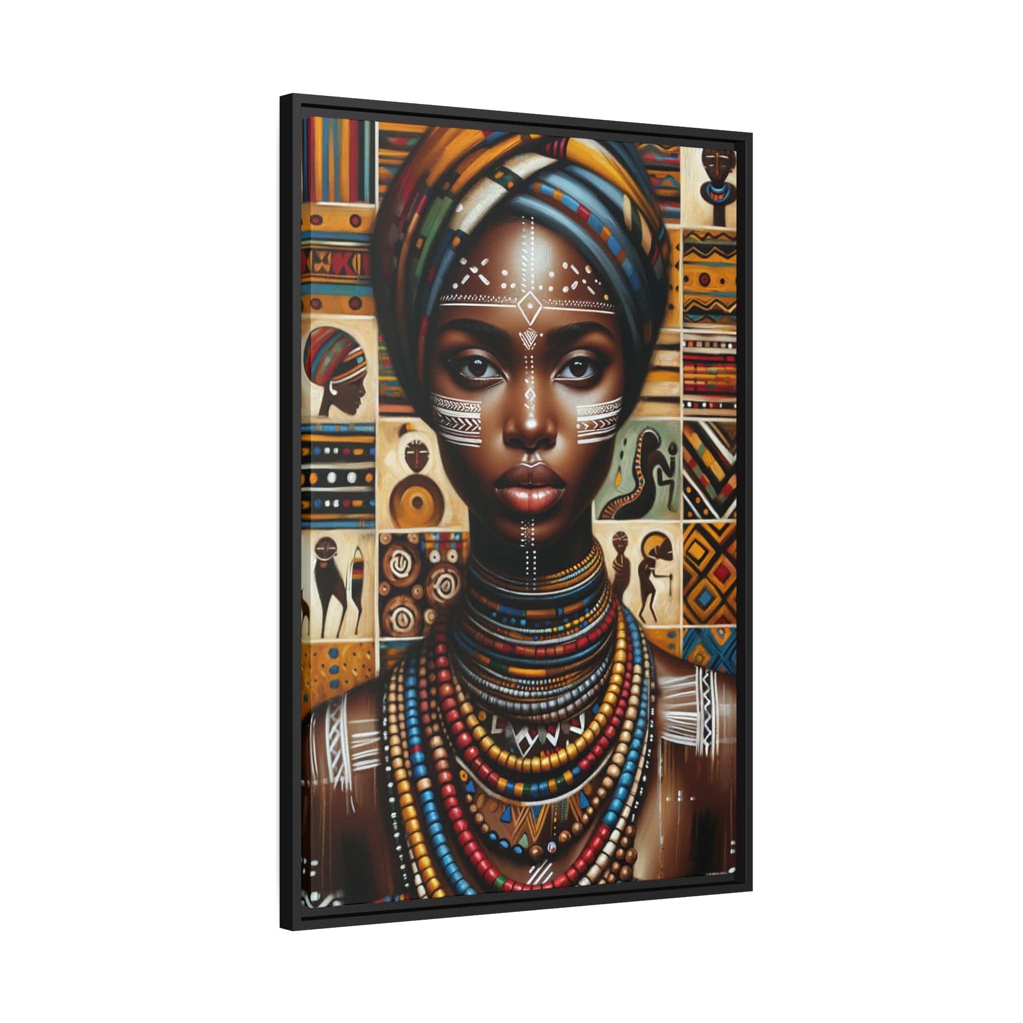 Printify Canvas Tableau "Femmes d'Afrique: Puissantes voix et récits inspirants"