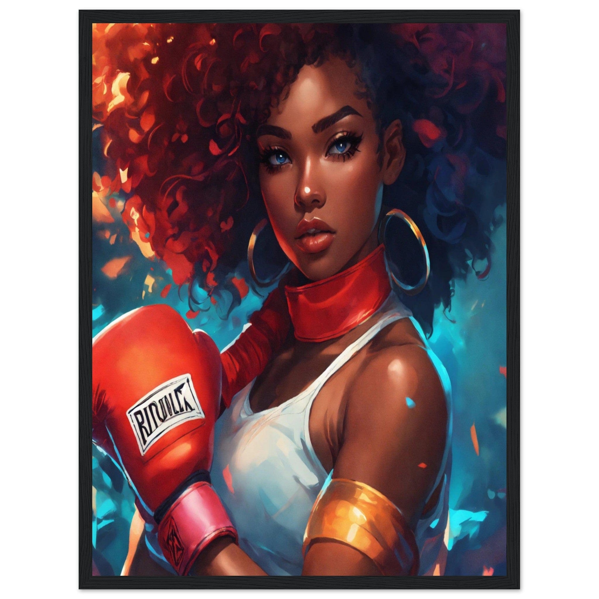 Canvanation Print Material Tableau Boxe Mia