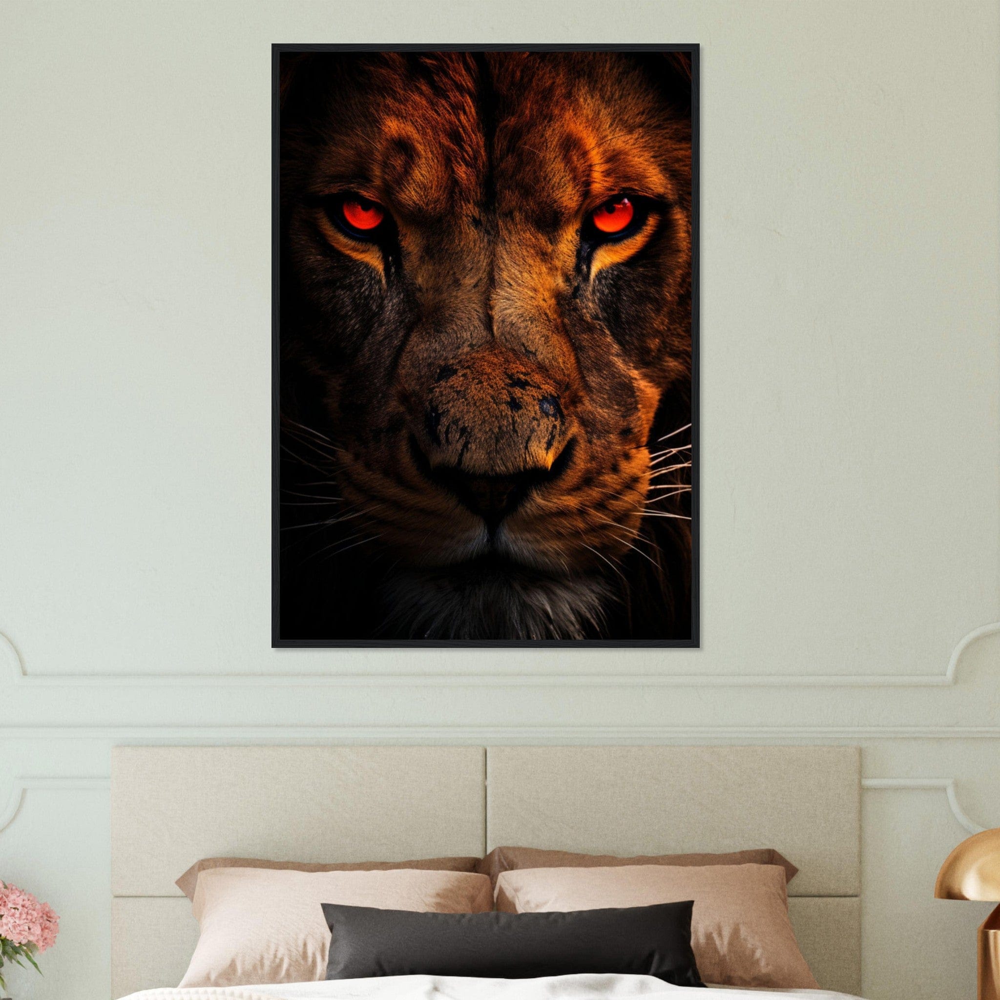 Canvanation Print Material Tableau De Lion