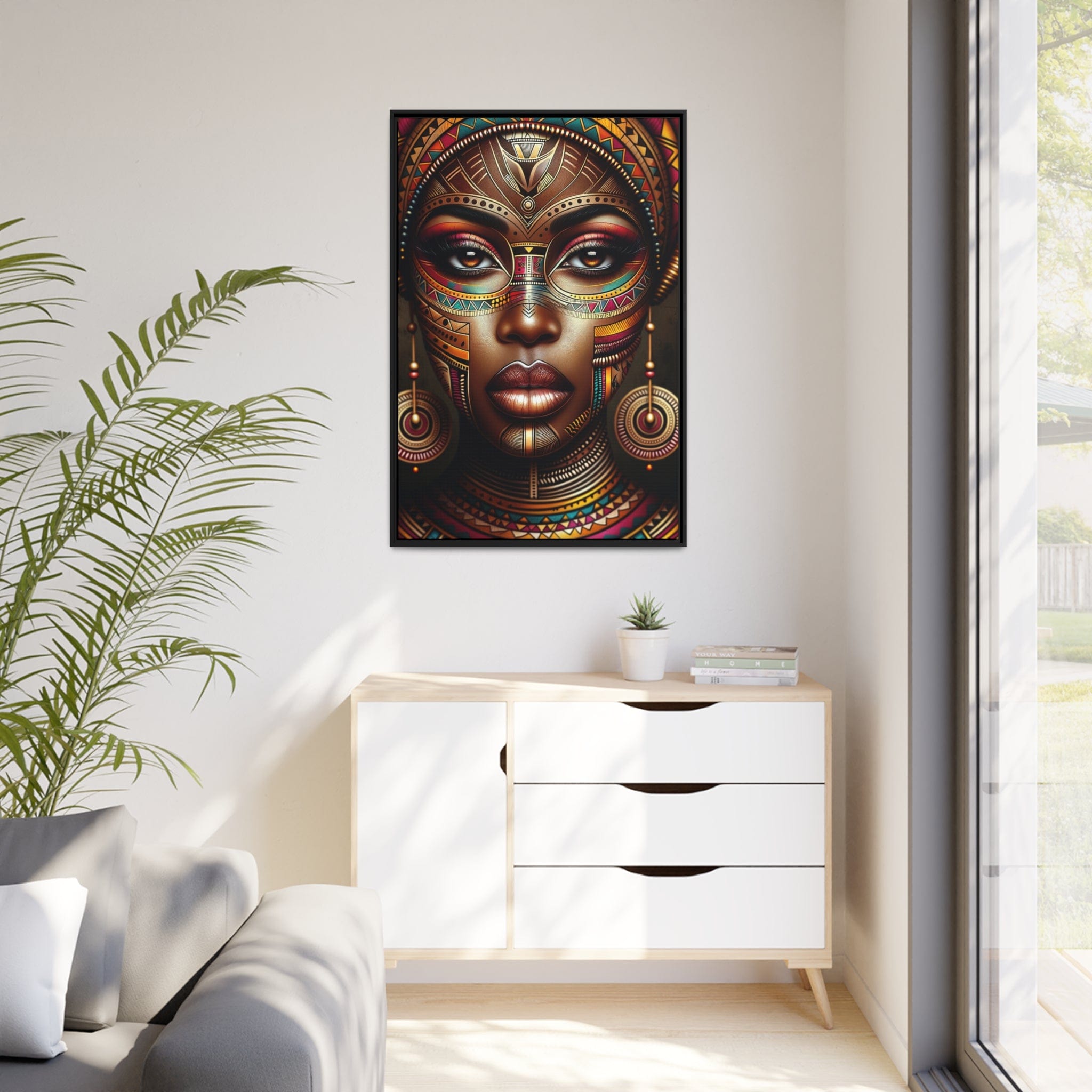 Printify Canvas Tableau "La beauté et la force des femmes africaines"