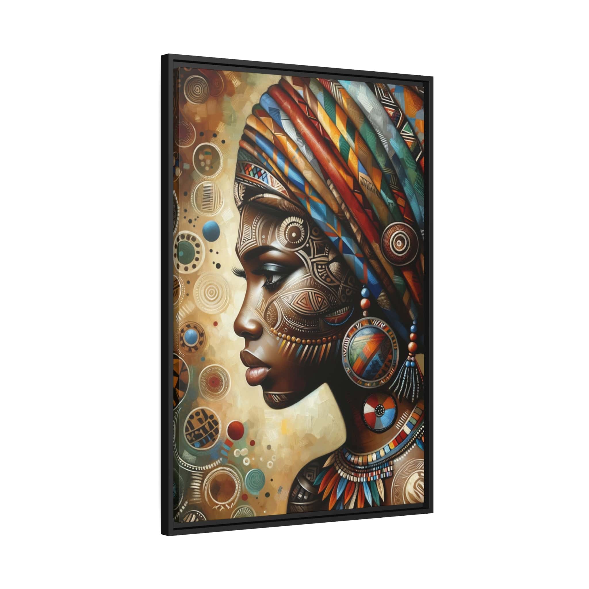 Printify Canvas Tableau "La beauté, la grâce et la force des femmes africaines"