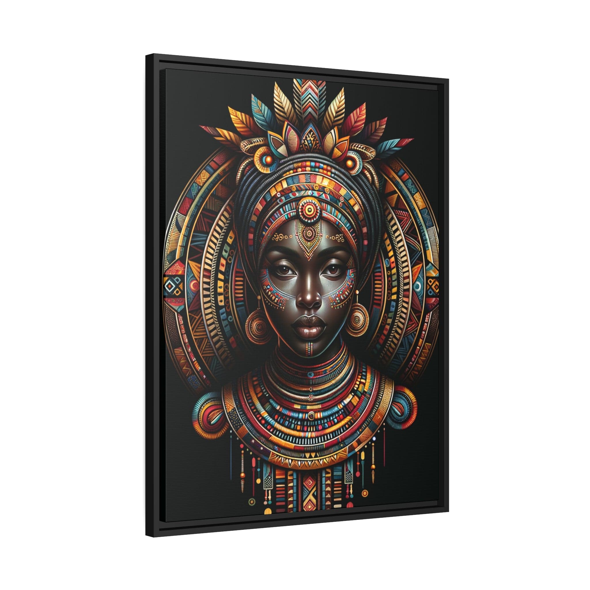 Printify Canvas Tableau "Élégance africaine: la force et la beauté des femmes"