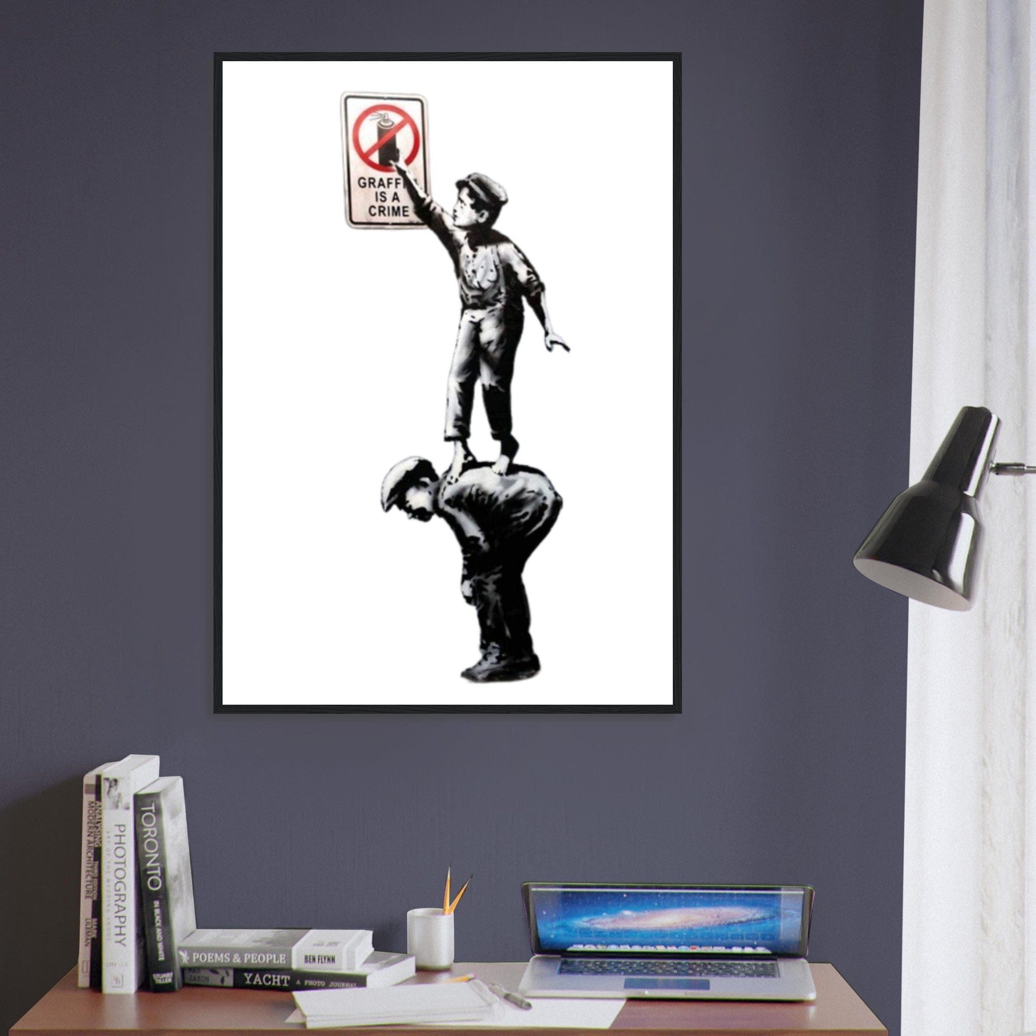 Canvanation Print Material Tableau Banksy Street Art