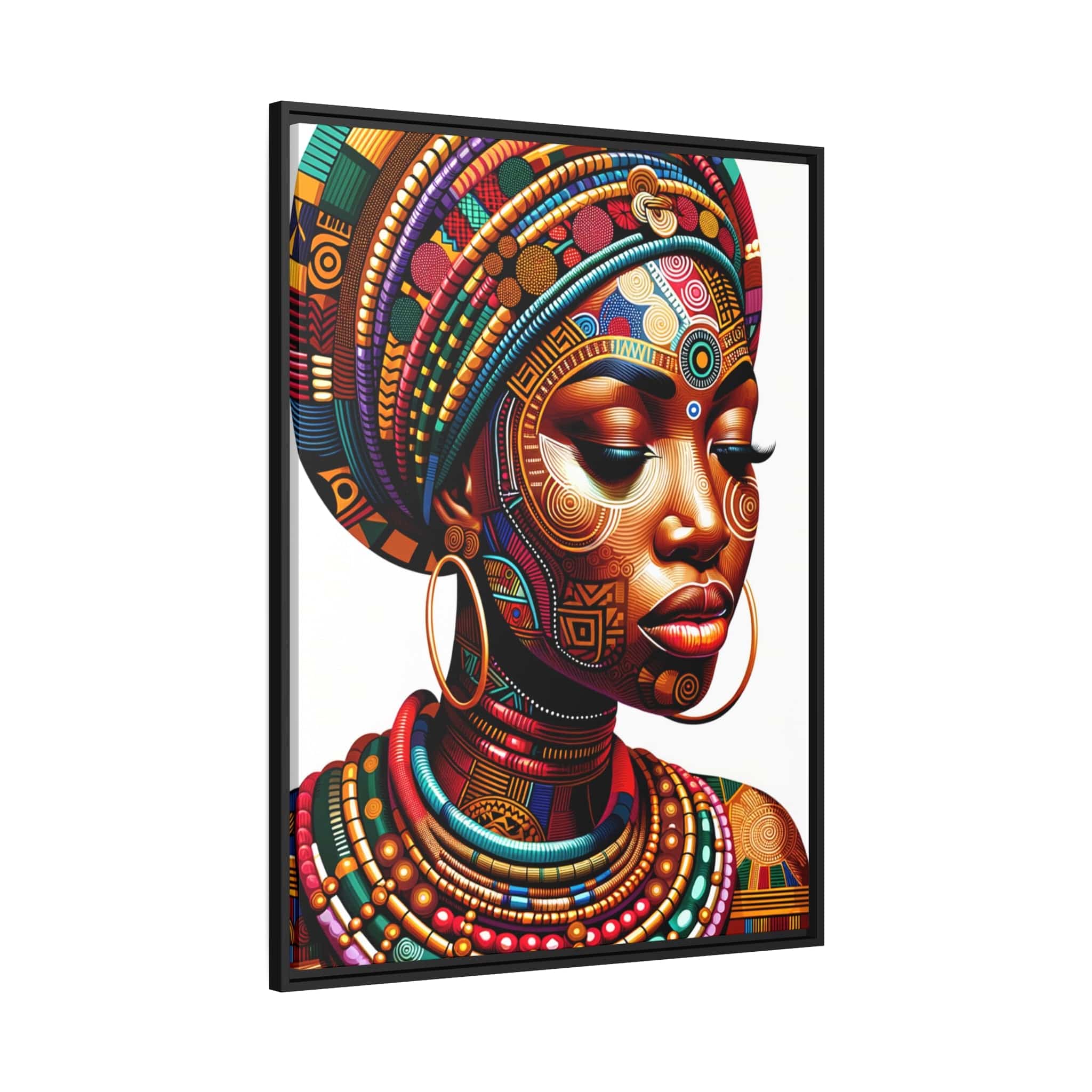 Printify Canvas Tableau African Queen