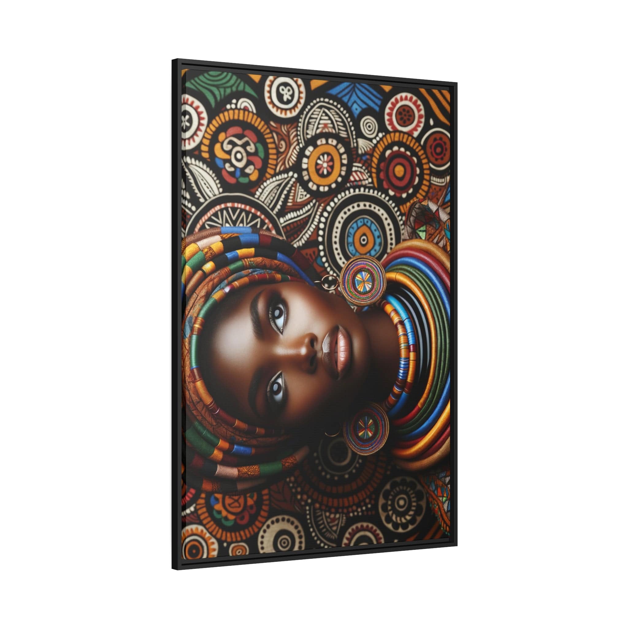 Printify Canvas Tableau "La beauté et la force de la femme africaine"