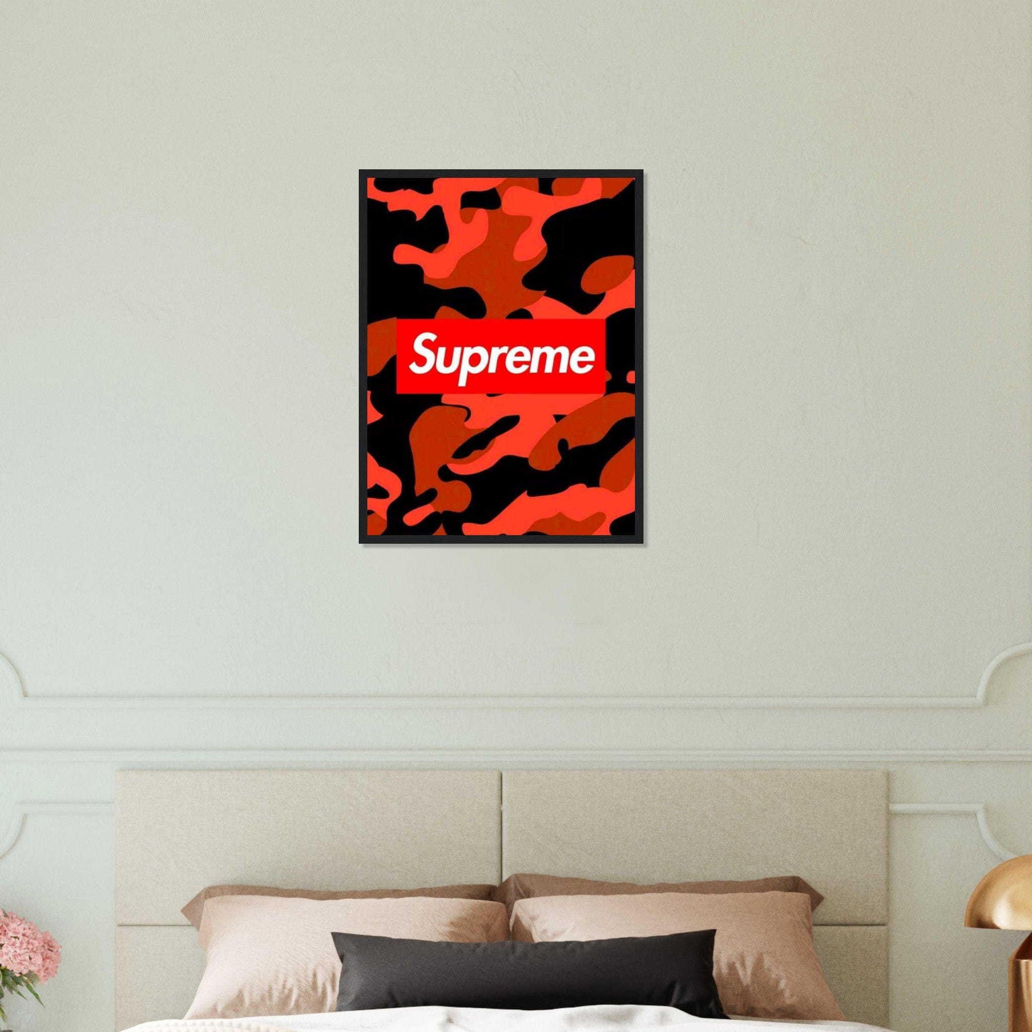 Tableau Marque De Luxe Supreme Rouge Canvanation