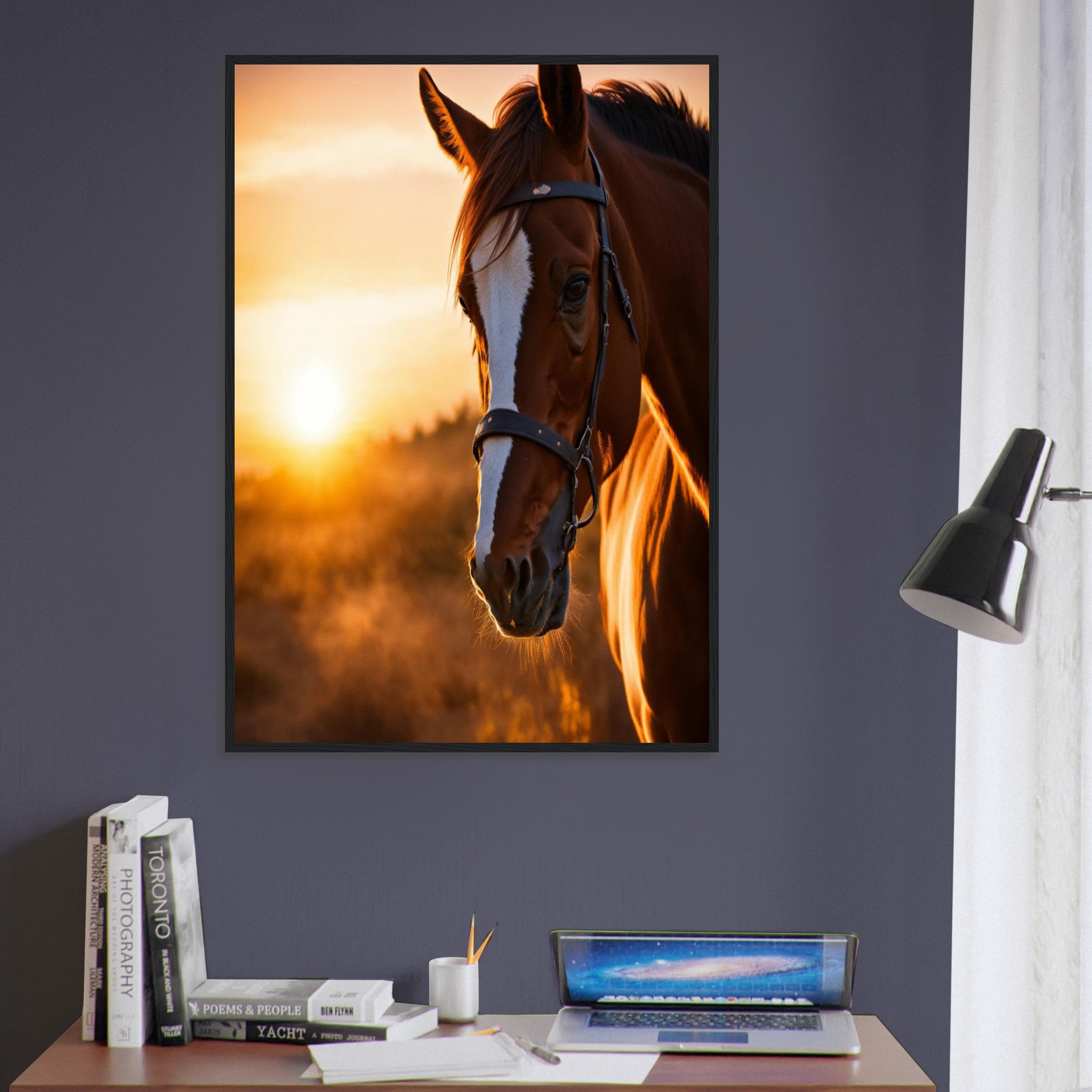 Canvanation Print Material Tableau Cheval Symphonie