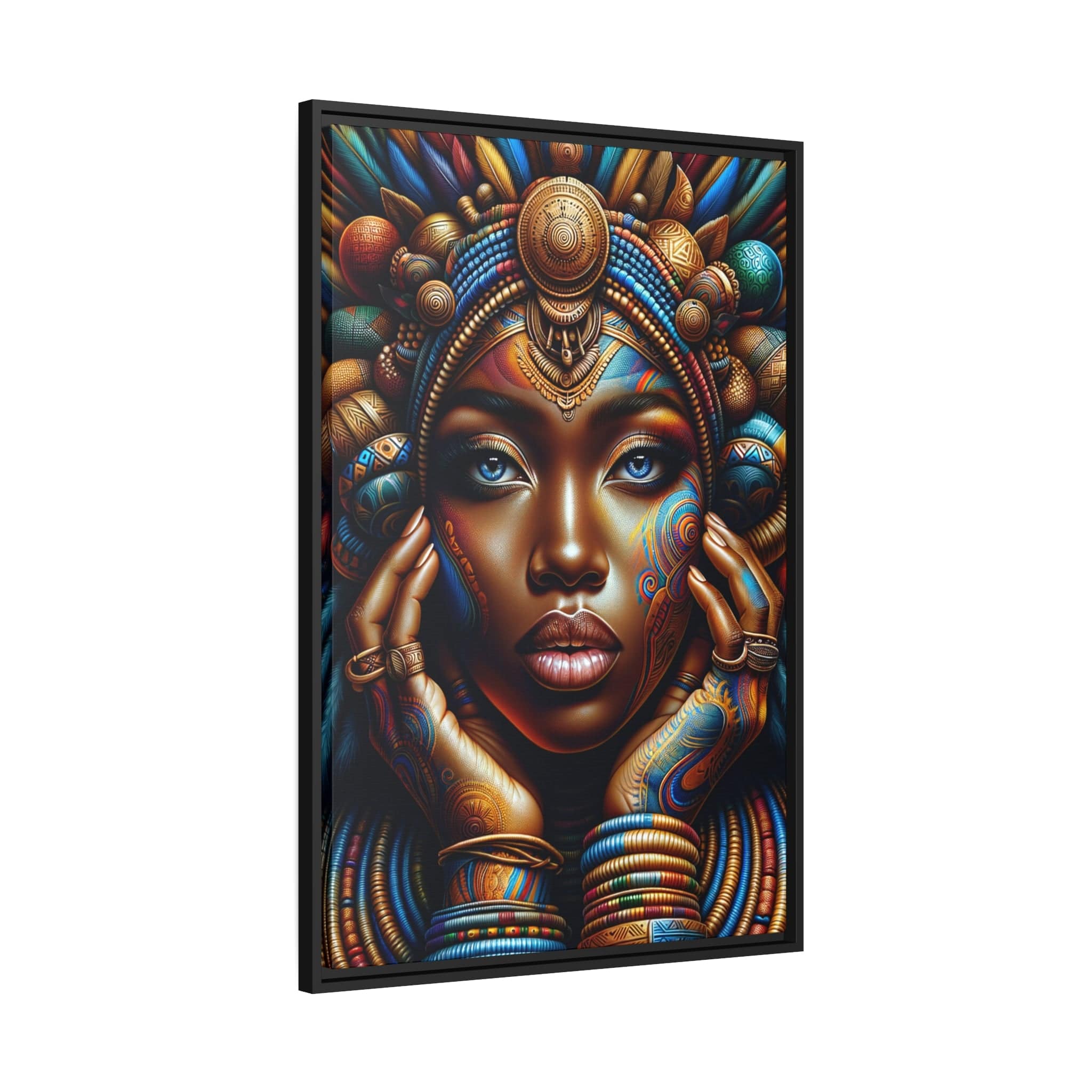 Printify Canvas Tableau "La beauté et la force des femmes africaines révélées à travers la peinture"