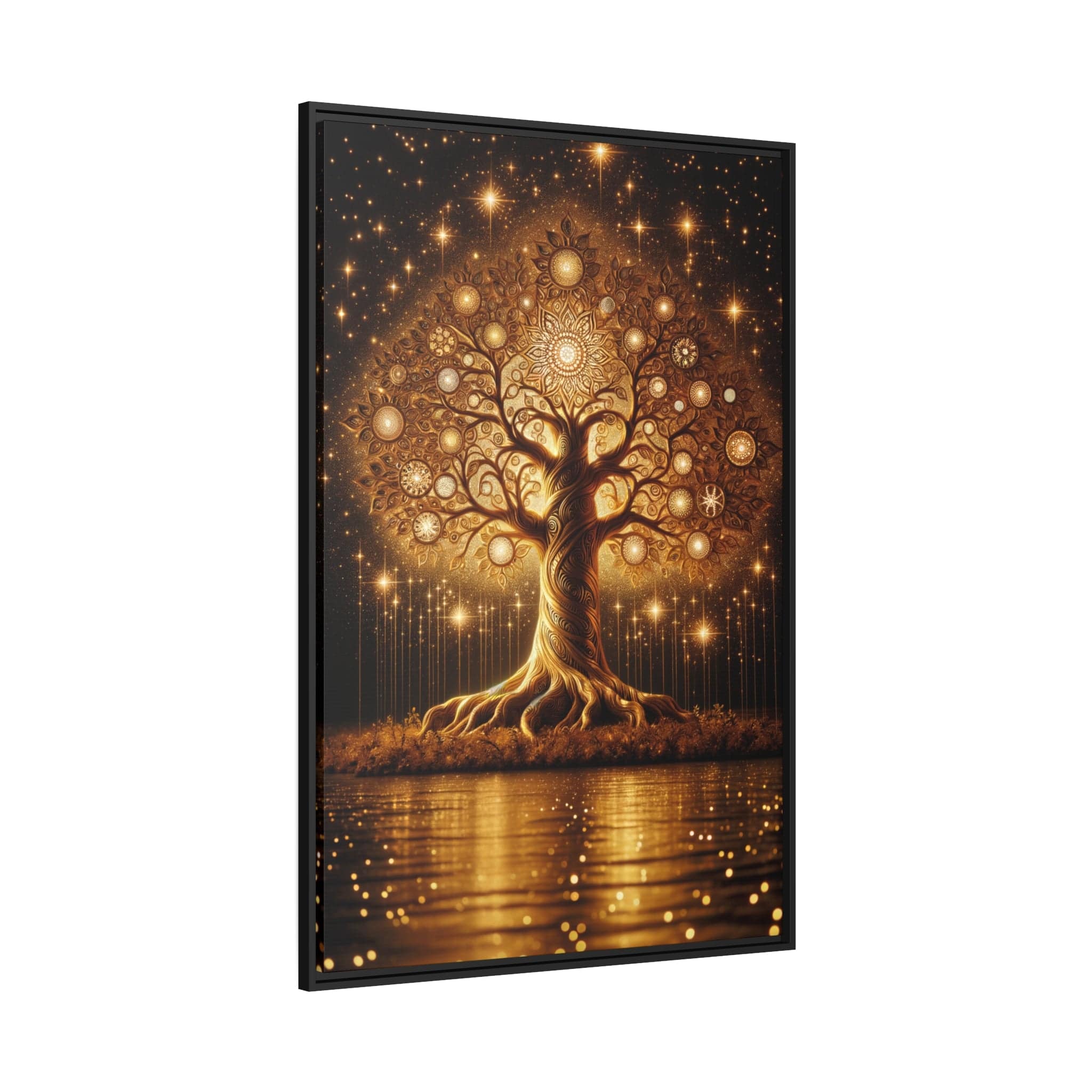 Printify Canvas Tableau Arbre De Vie À La Lumière Du Soleil