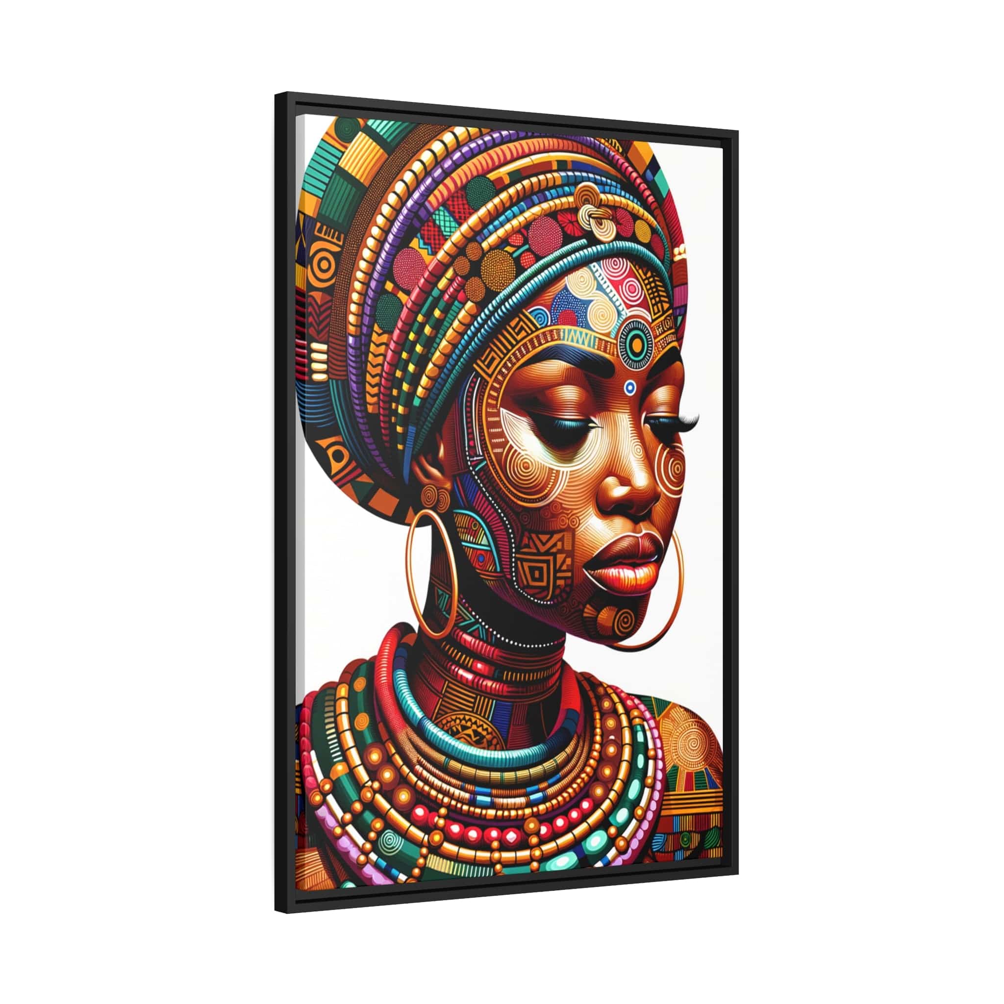 Printify Canvas Tableau African Queen